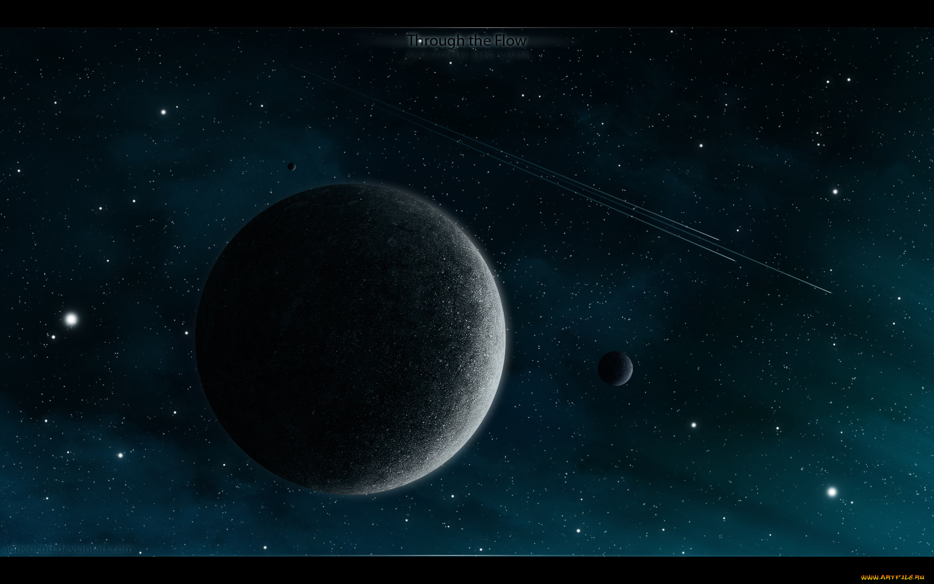 космос, арт, планеты