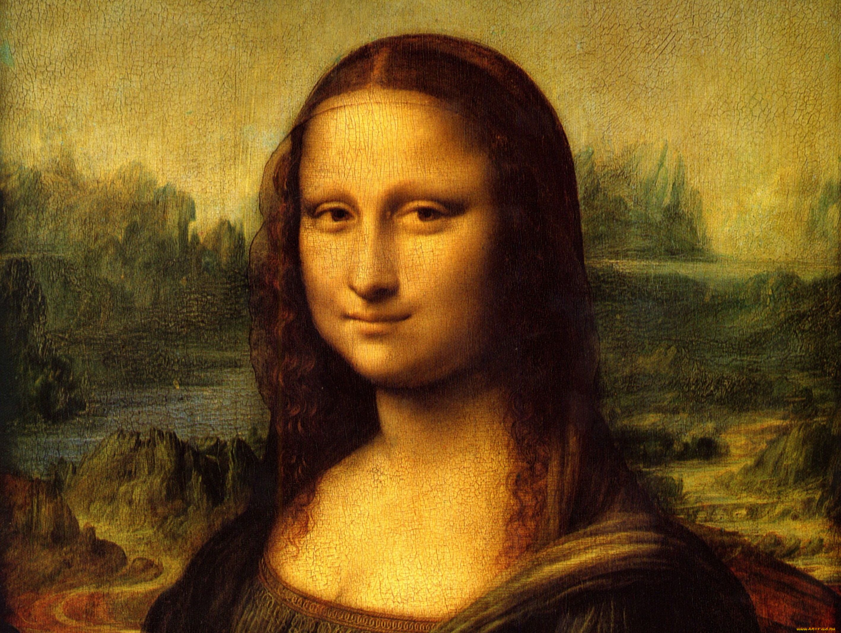 рисованные, leonardo, da, vinci, джоконда