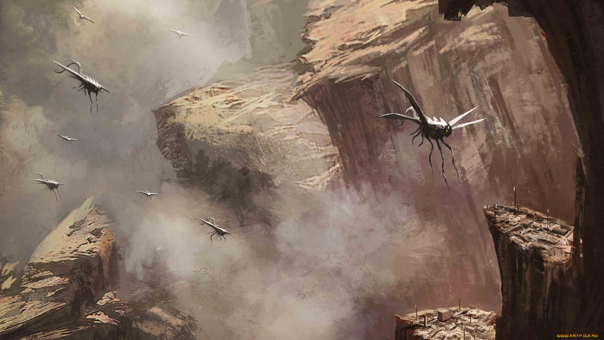 фэнтези, существа, крылья