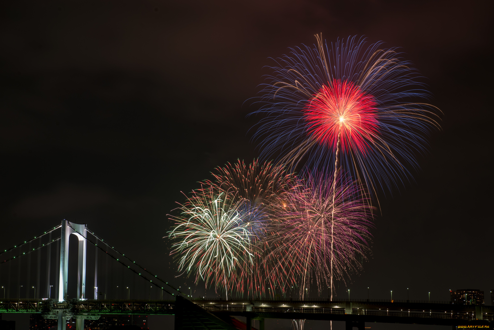разное, салюты, фейерверки, праздник
