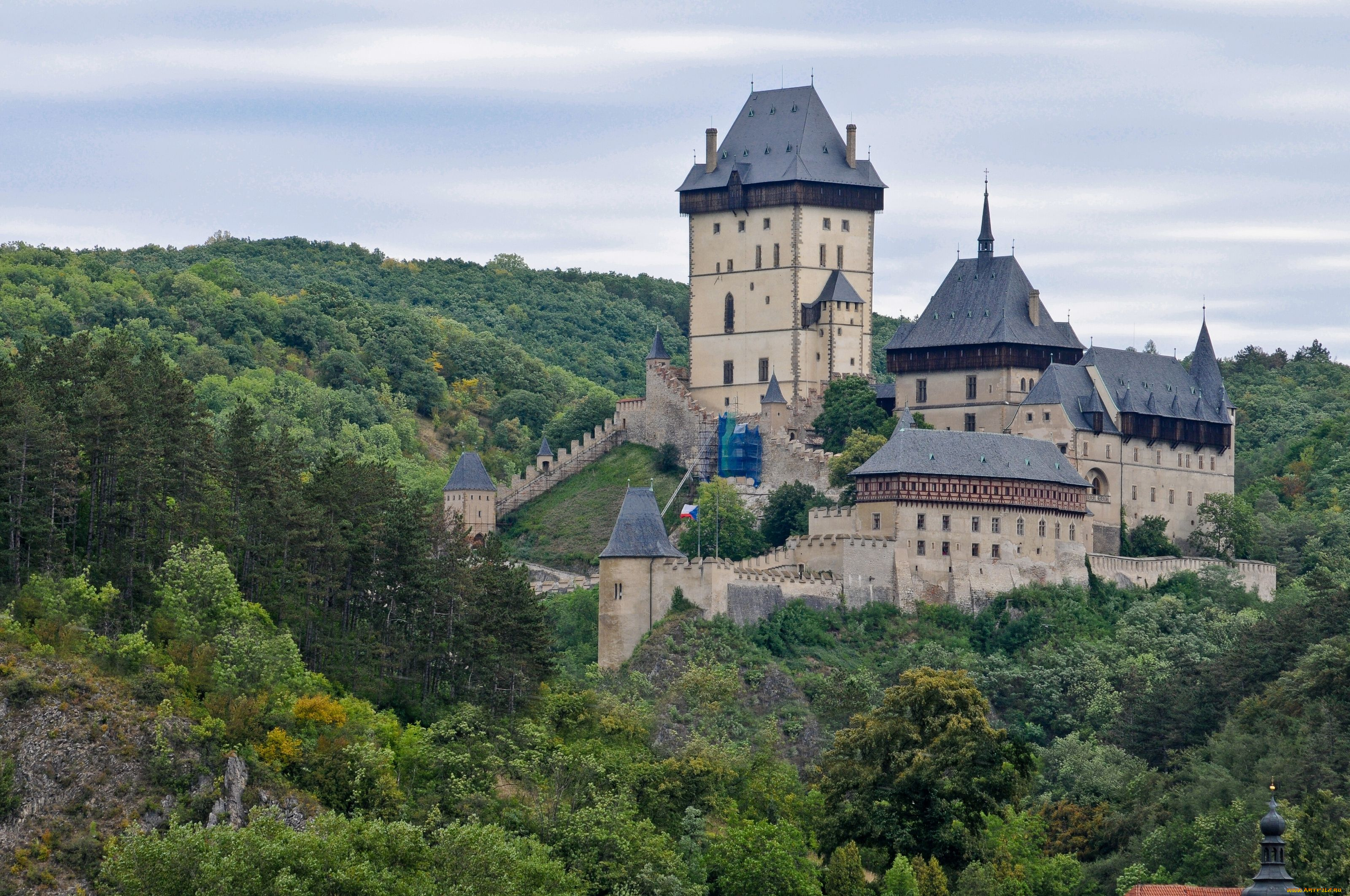 karl&, 353, tejn, castle, czech, republic, города, дворцы, замки, крепости, karlstejn, Чехия, замок, карлштейн