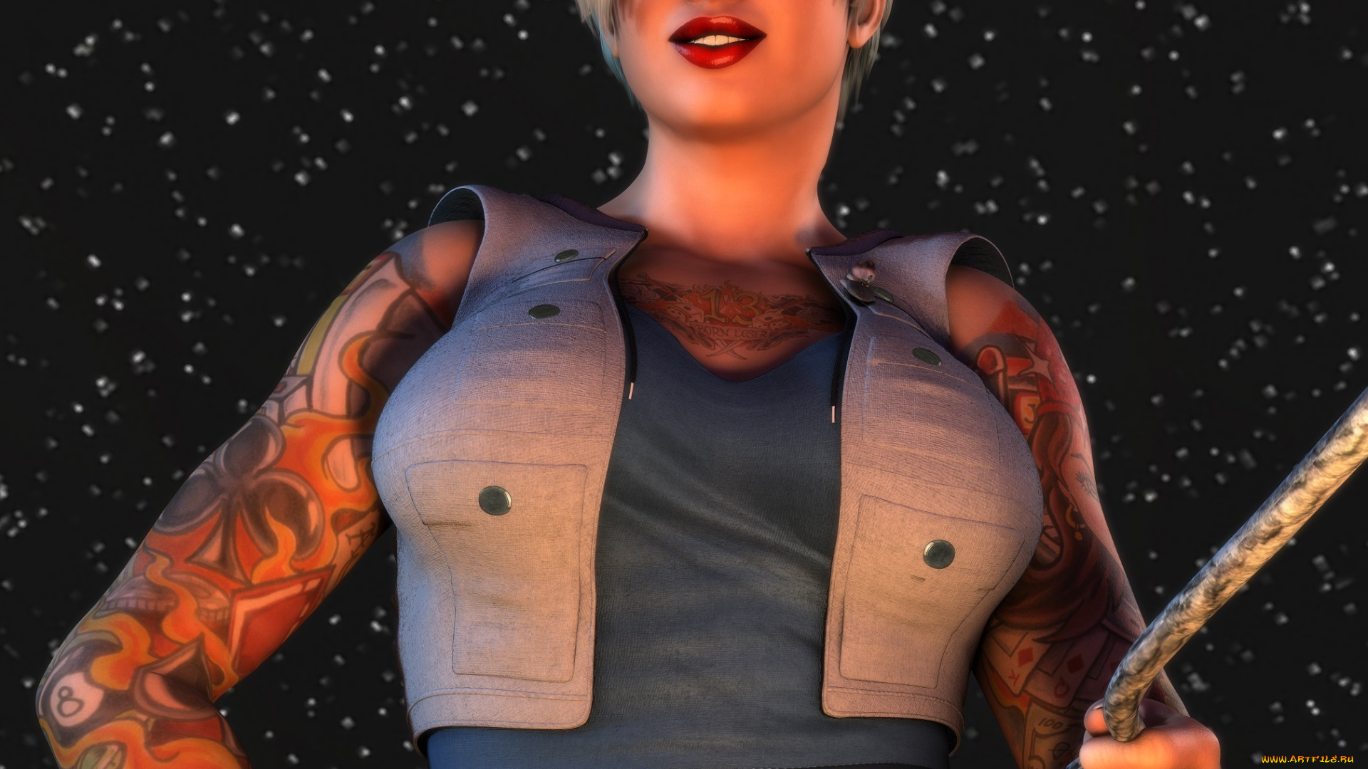 3д, графика, люди, , people, девушка, взгляд