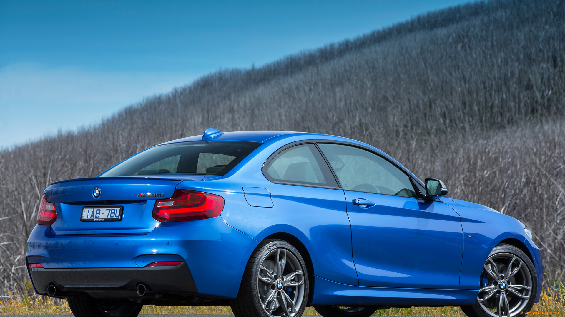 автомобили, bmw, 2014г, f22, au-spec, coupе, m235i, синий