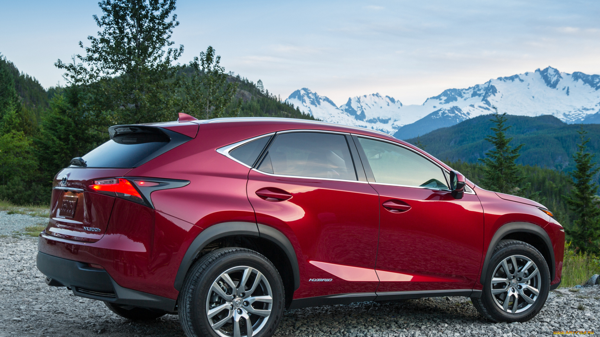 автомобили, lexus, 2015г, 300h, красный, nx