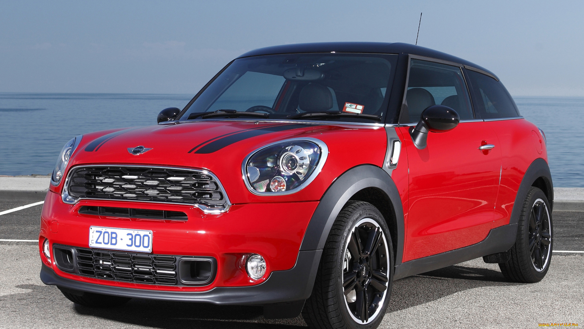 автомобили, mini, paceman, works, cooper, john, r61, красный, au-spec