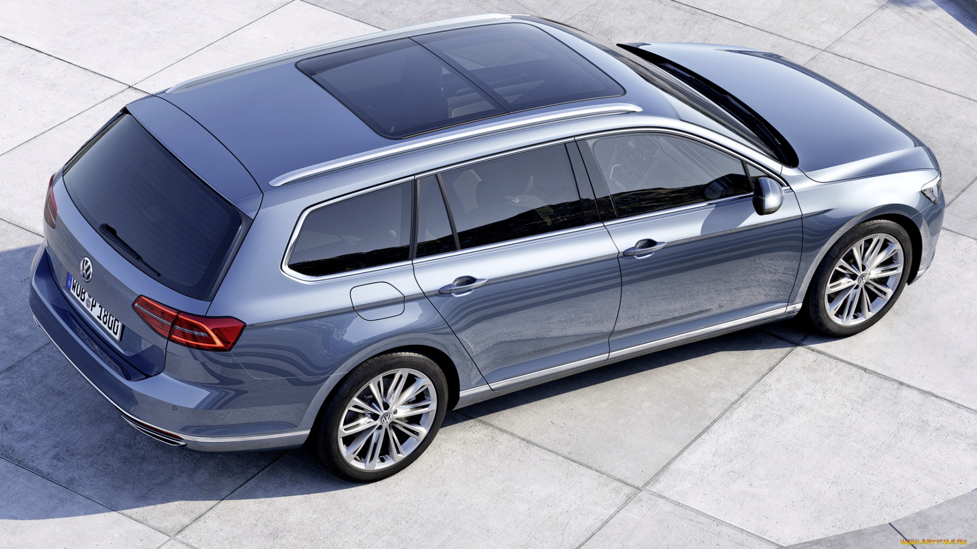 автомобили, volkswagen, passat, variant, b8, голубой, 2014г