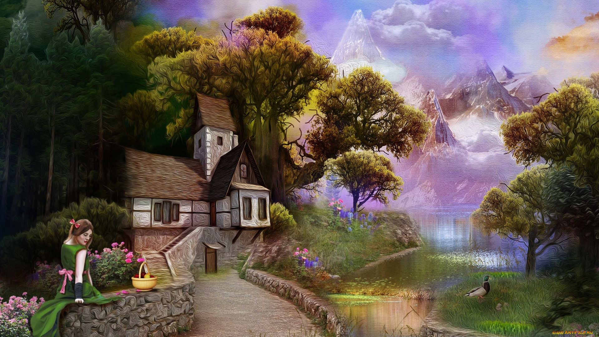 фэнтези, пейзажи, природа