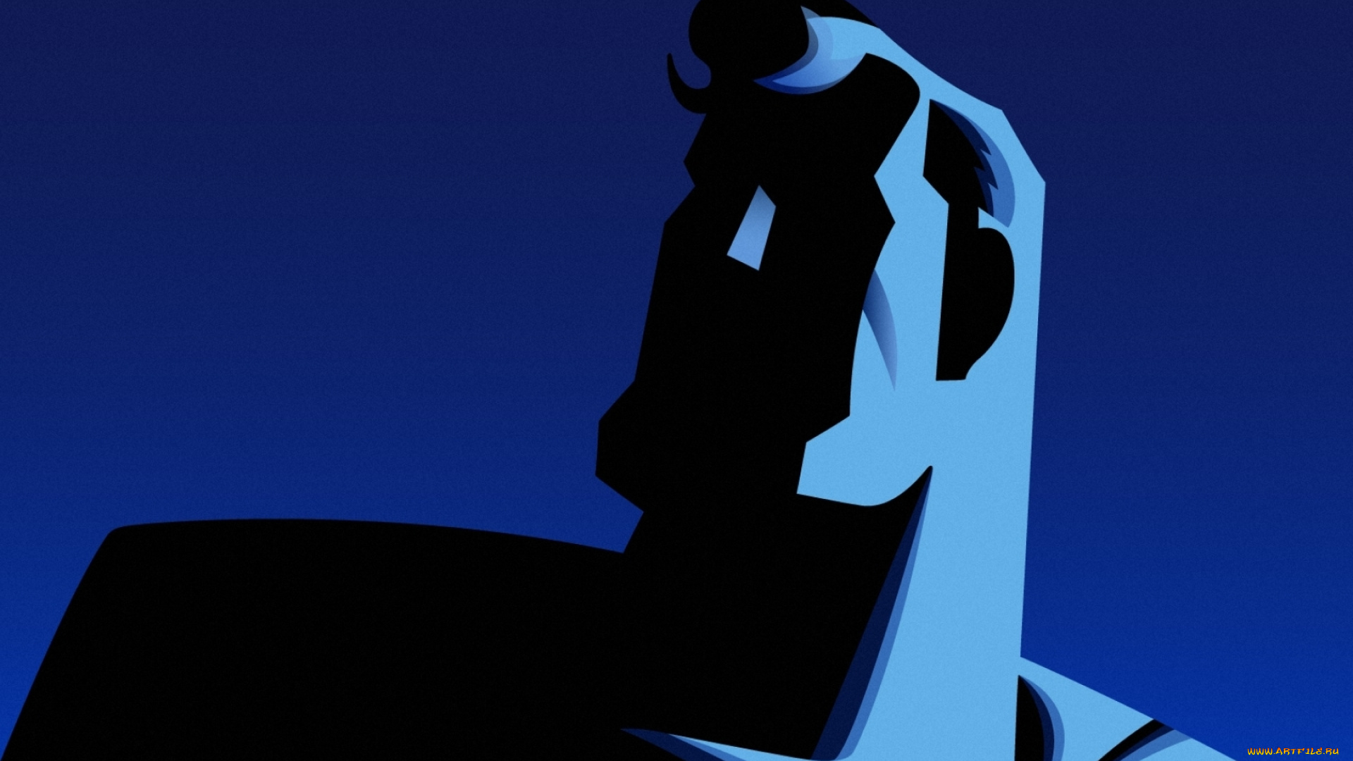 рисованные, минимализм, супермен