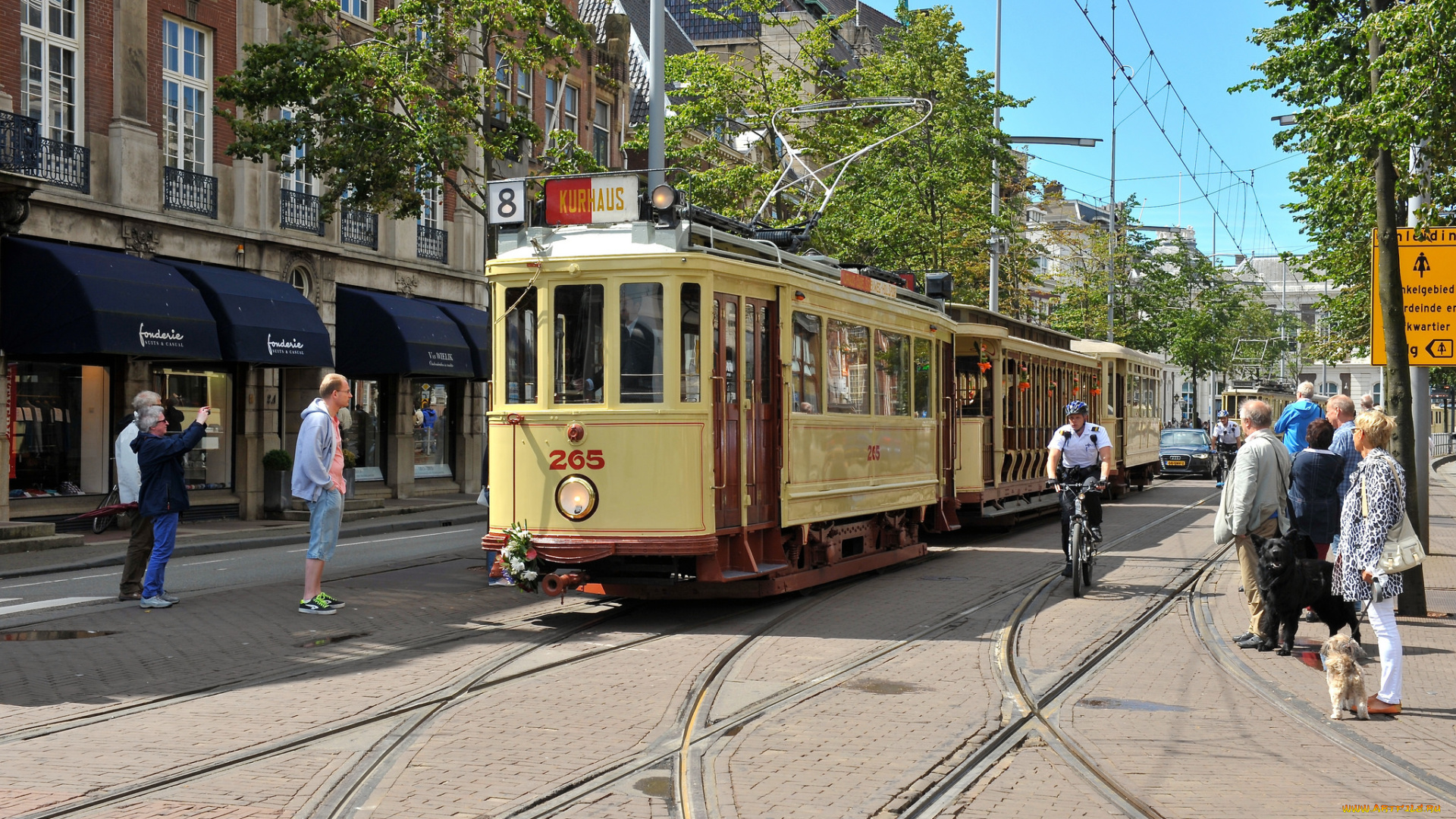 техника, трамваи, город, трамвай, рельсы, улица