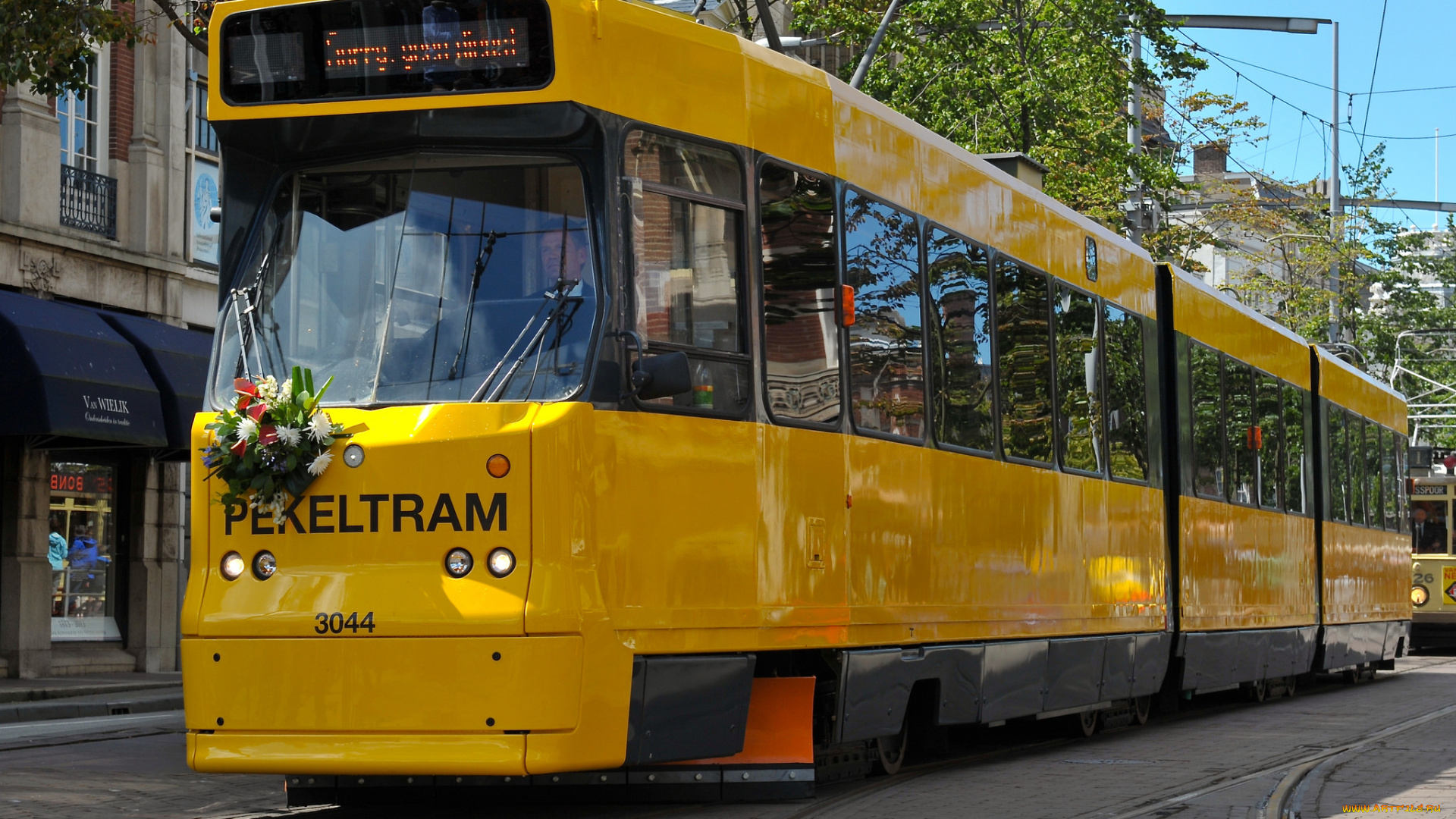 техника, трамваи, трамвай, рельсы, улица, город