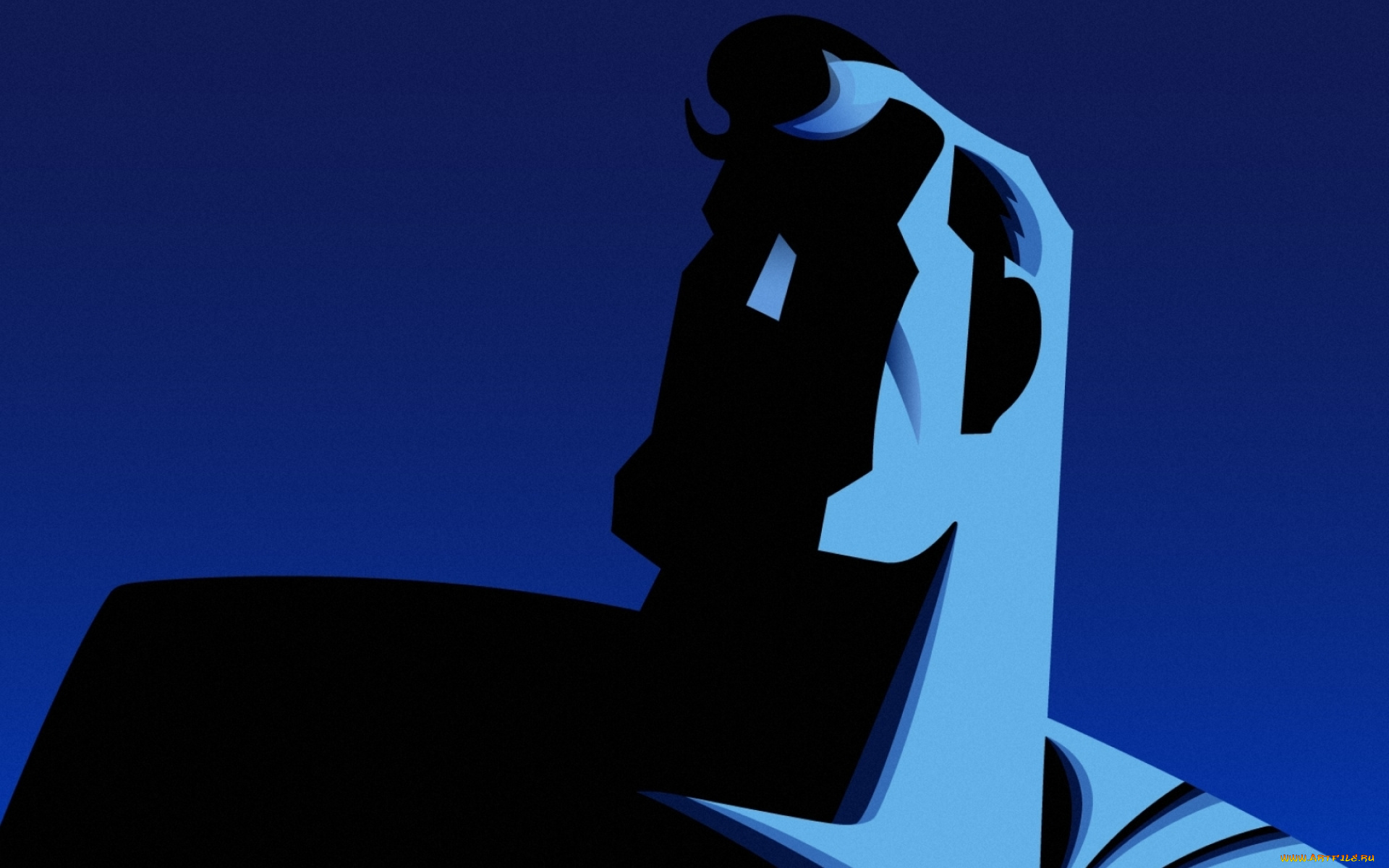 рисованные, минимализм, супермен