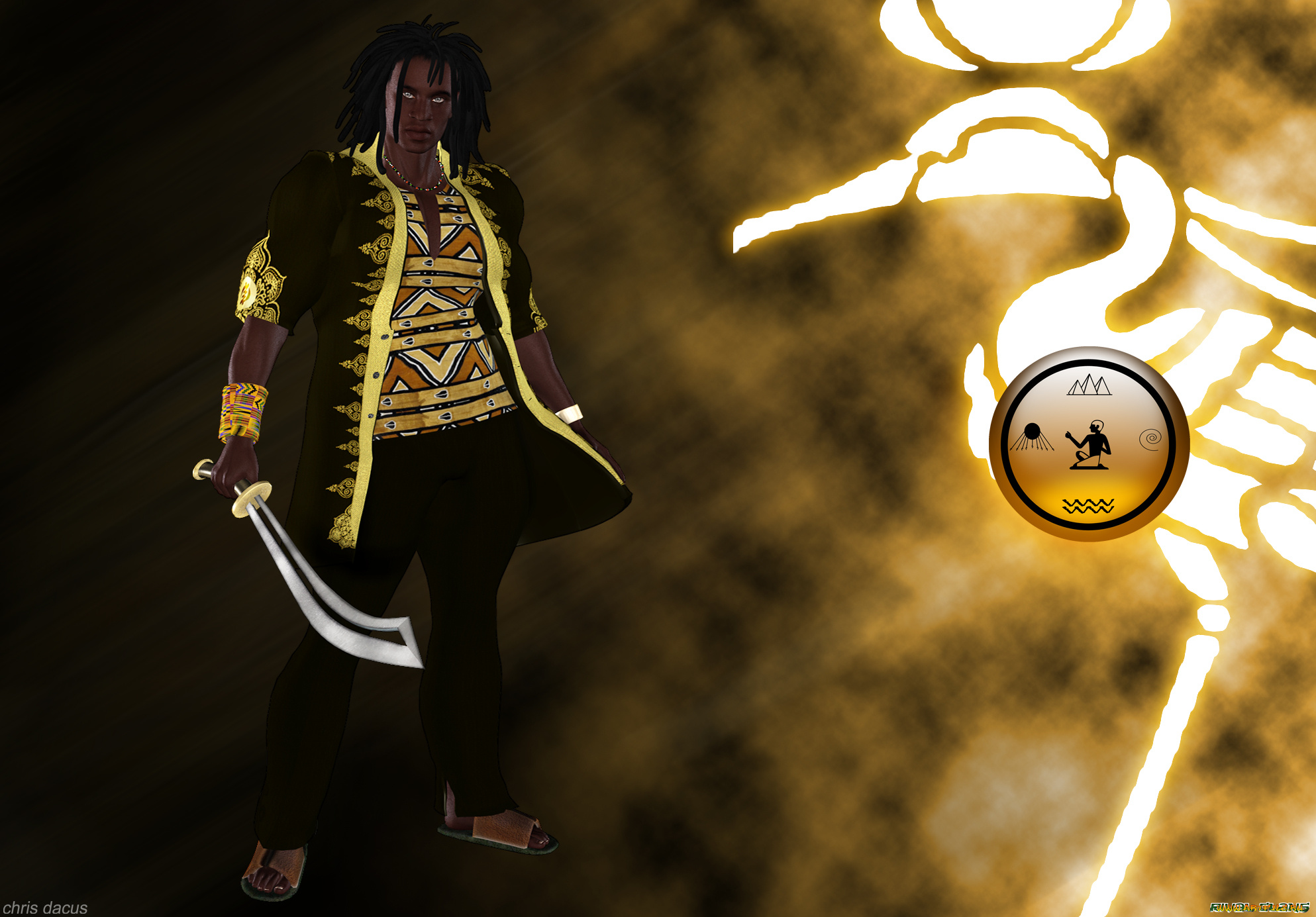 3д, графика, фантазия, , fantasy, мужчина, меч