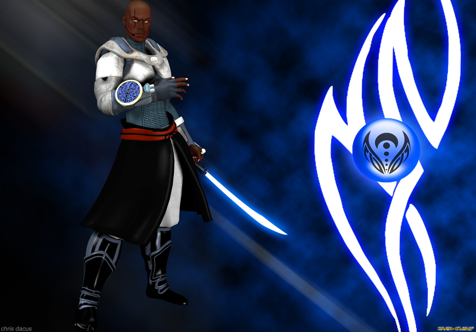 3д, графика, фантазия, , fantasy, мужчина, поза, взгляд, меч