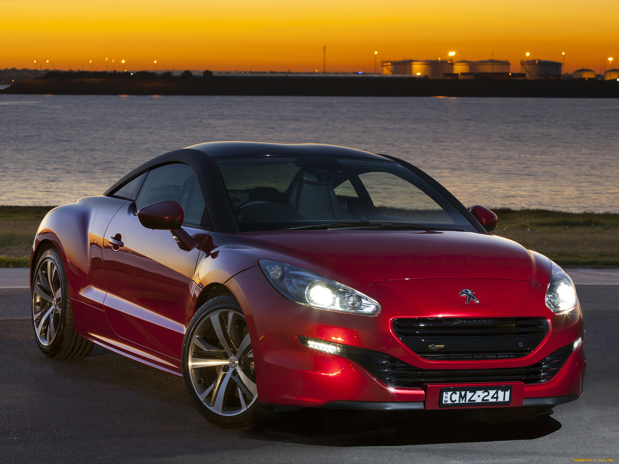 автомобили, peugeot, красный, -spec, rcz, au
