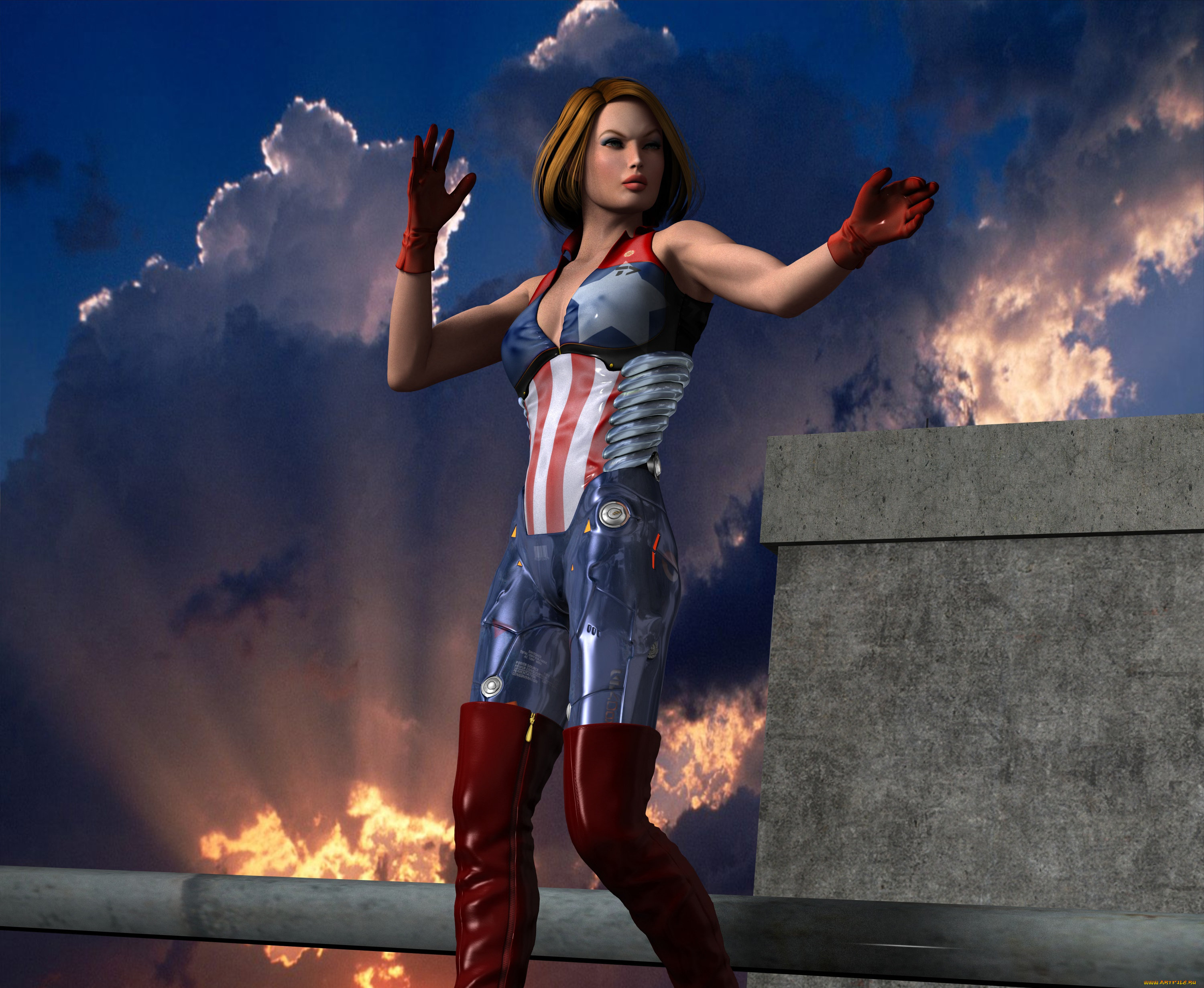 3д, графика, люди, , people, фон, девушка, взгляд