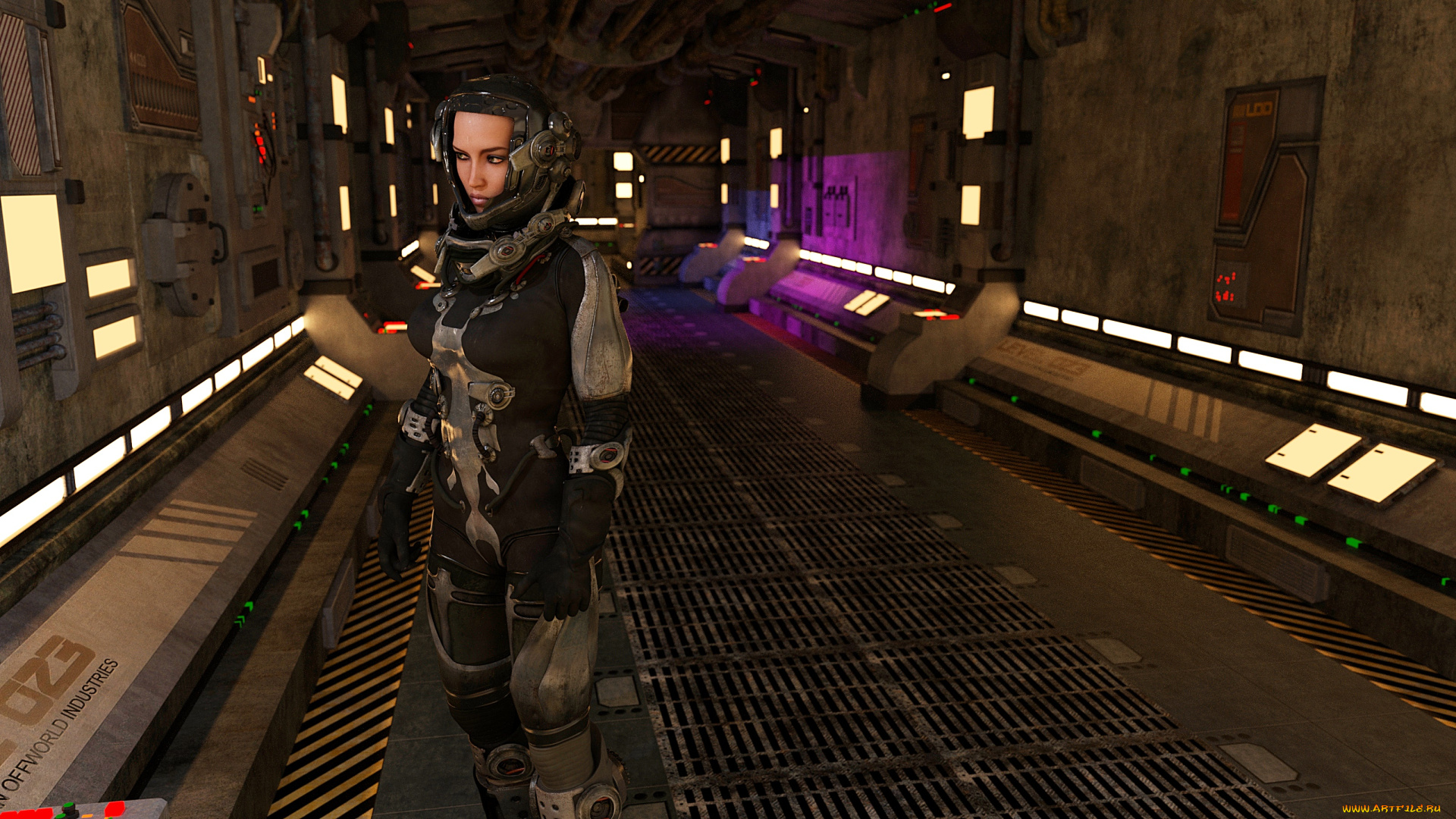 3д, графика, фантазия, , fantasy, фон, взгляд, девушка