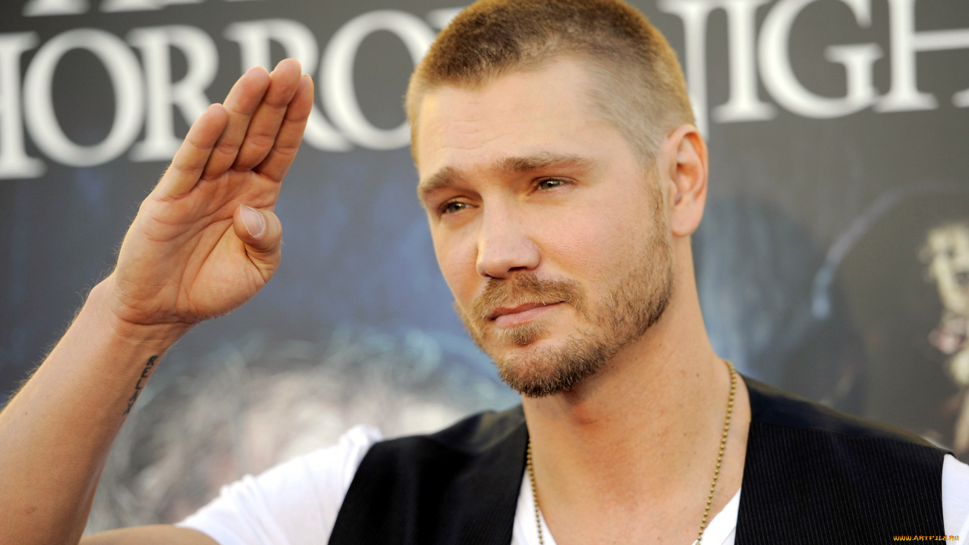 мужчины, chad, michael, murray, бородка, жест, стрижка, короткая