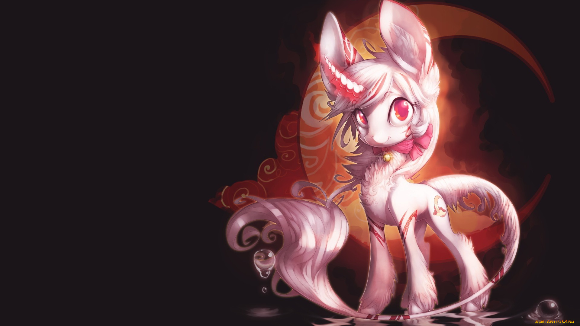 рисованное, животные, , сказочные, , мифические, единорог