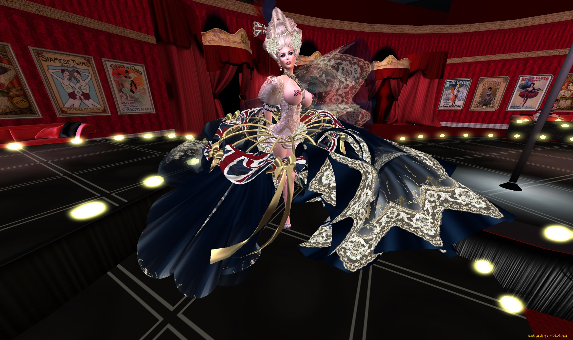 3д, графика, фантазия, , fantasy, фон, взгляд, девушка