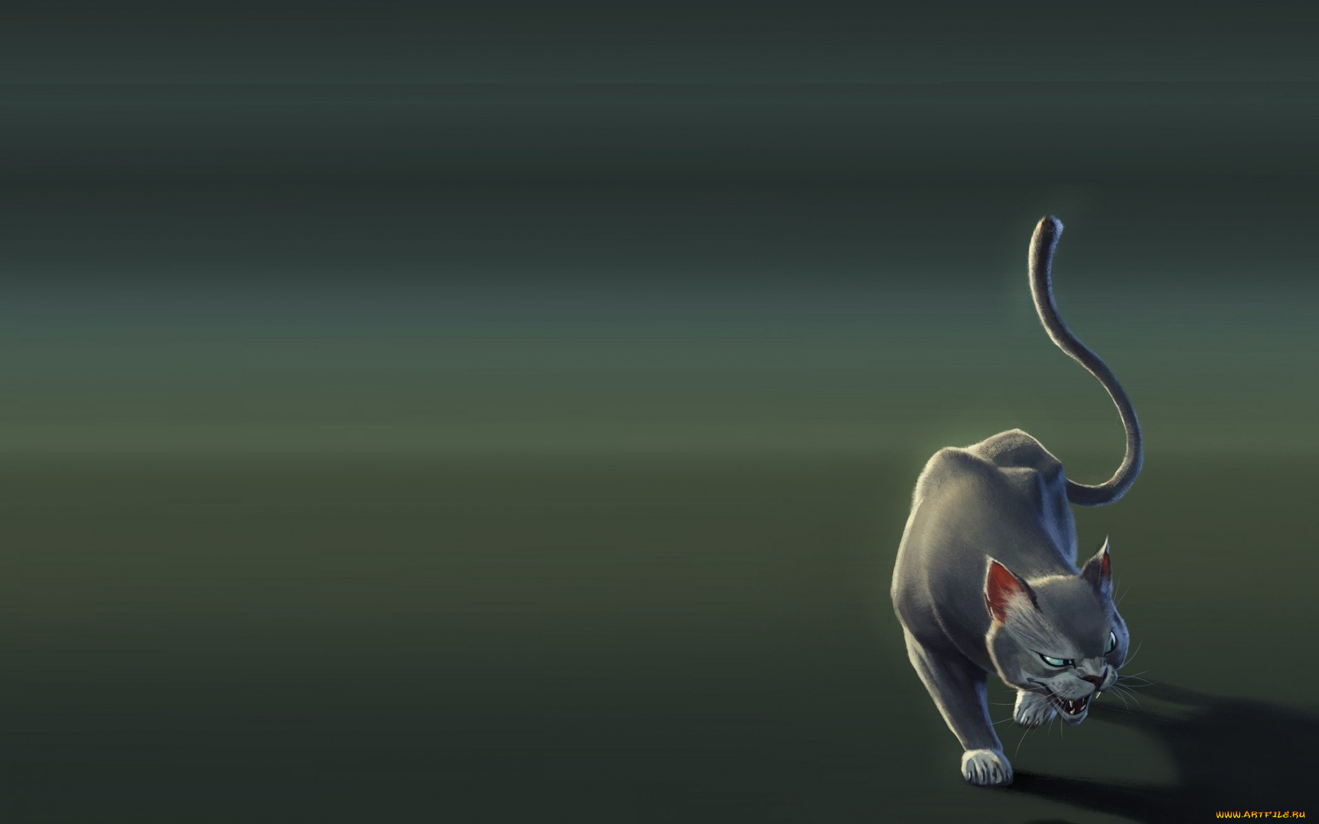 рисованное, минимализм, пума