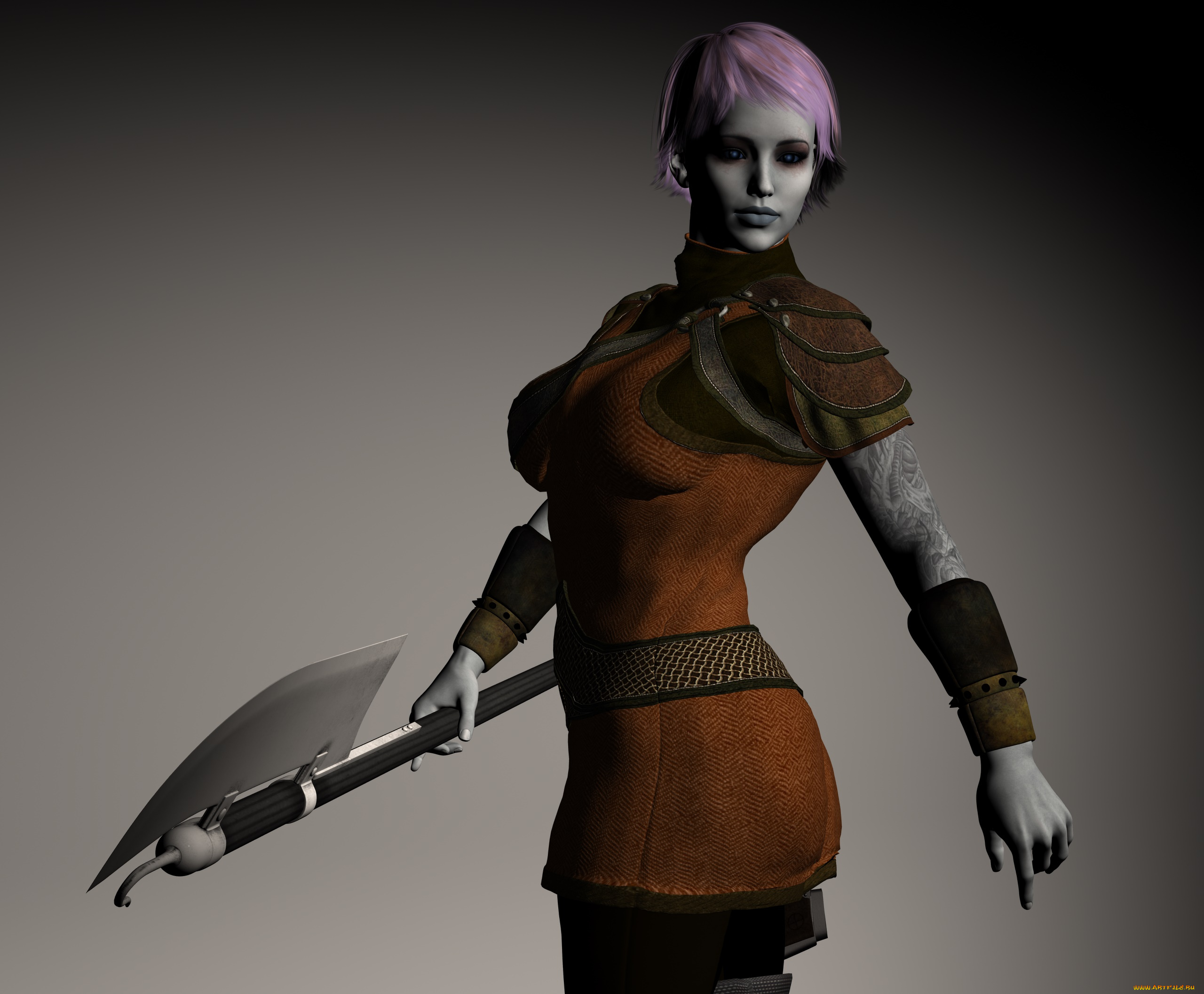 3д, графика, амазонки, , amazon, девушка, оружие, взгляд, фон