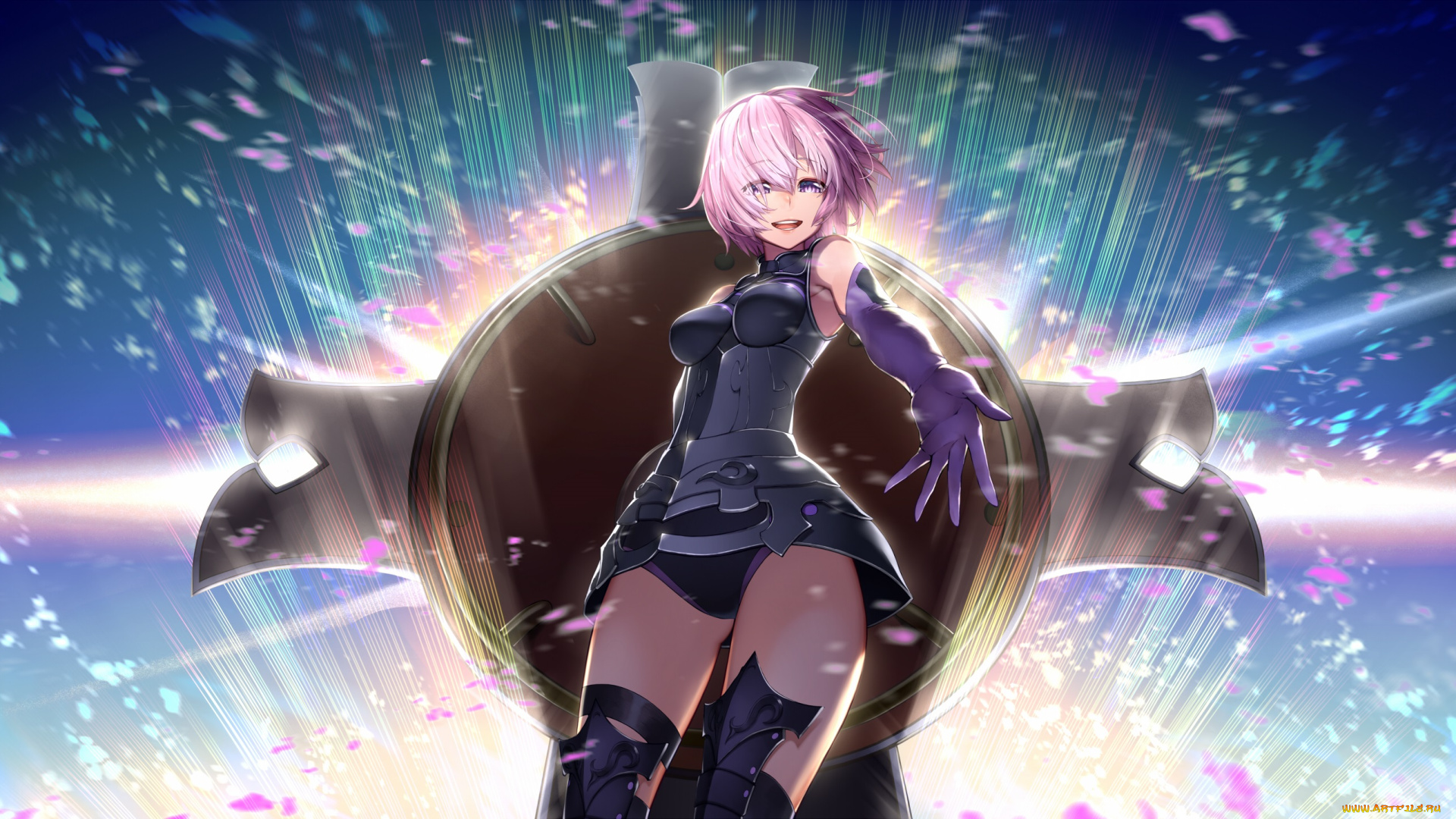 аниме, fate, stay, night, девушка