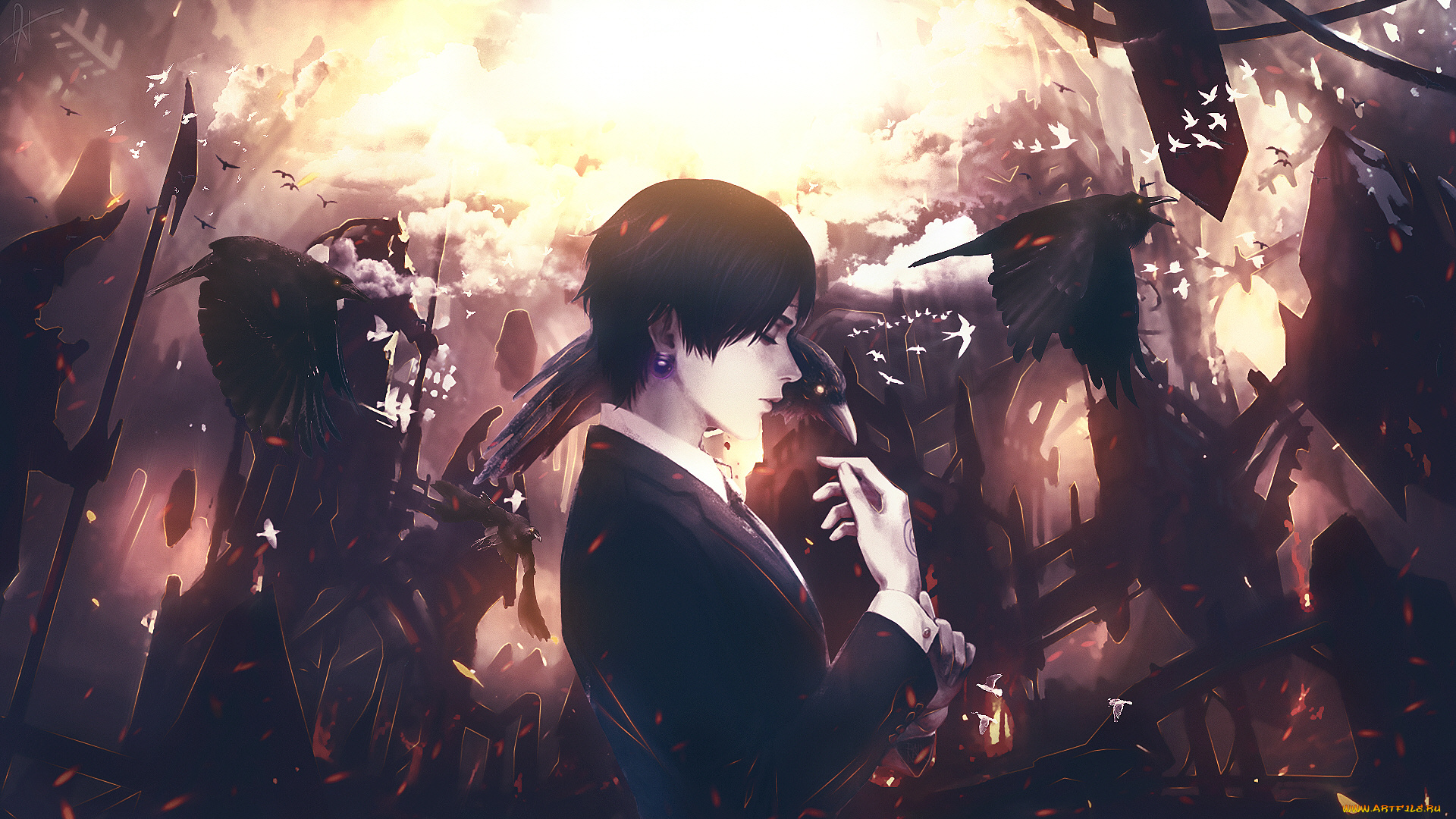 аниме, hunter, x, hunter, парень