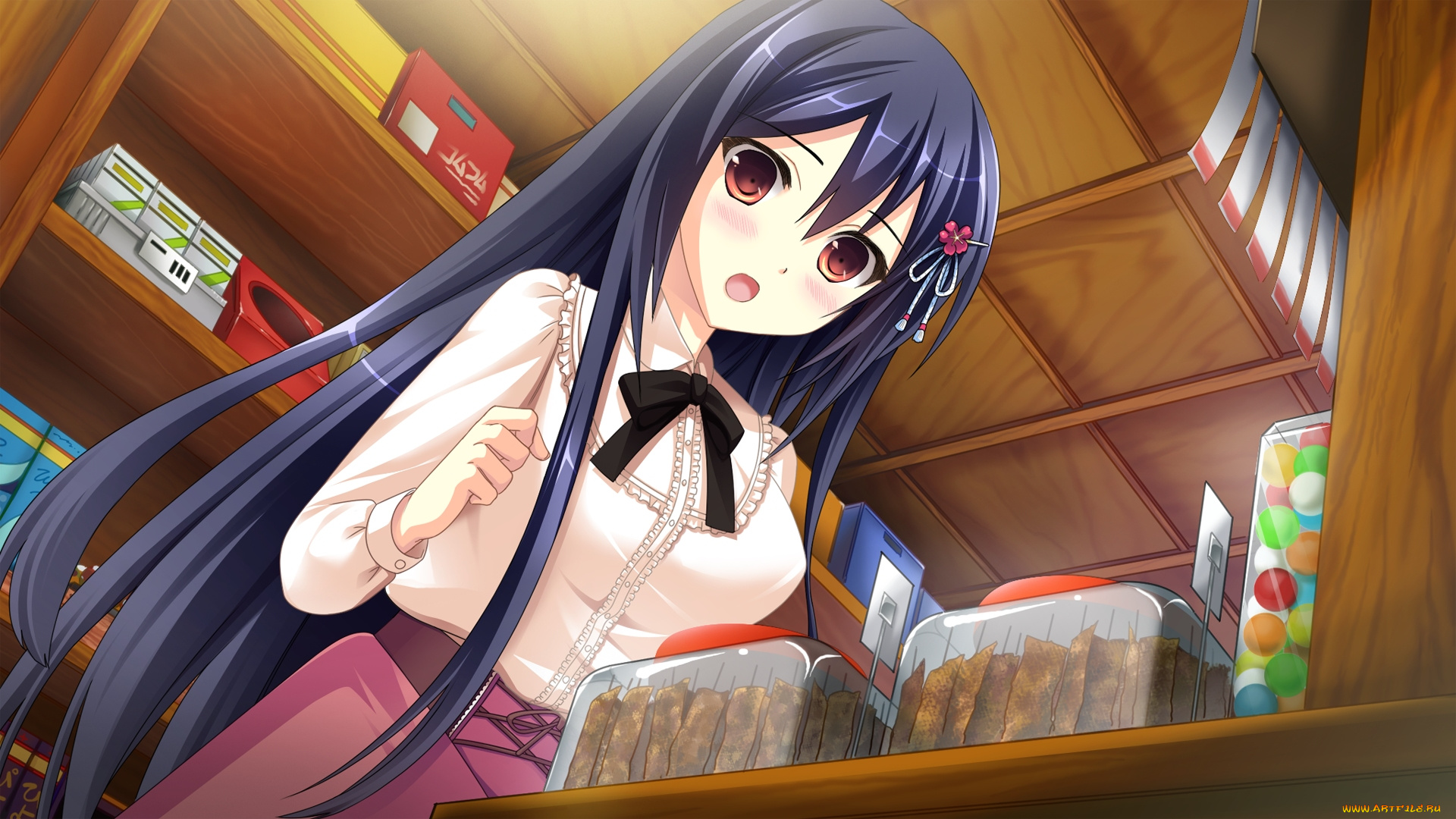 аниме, mote, sugite, shuraba, na, ore, девушка, фон, взгляд