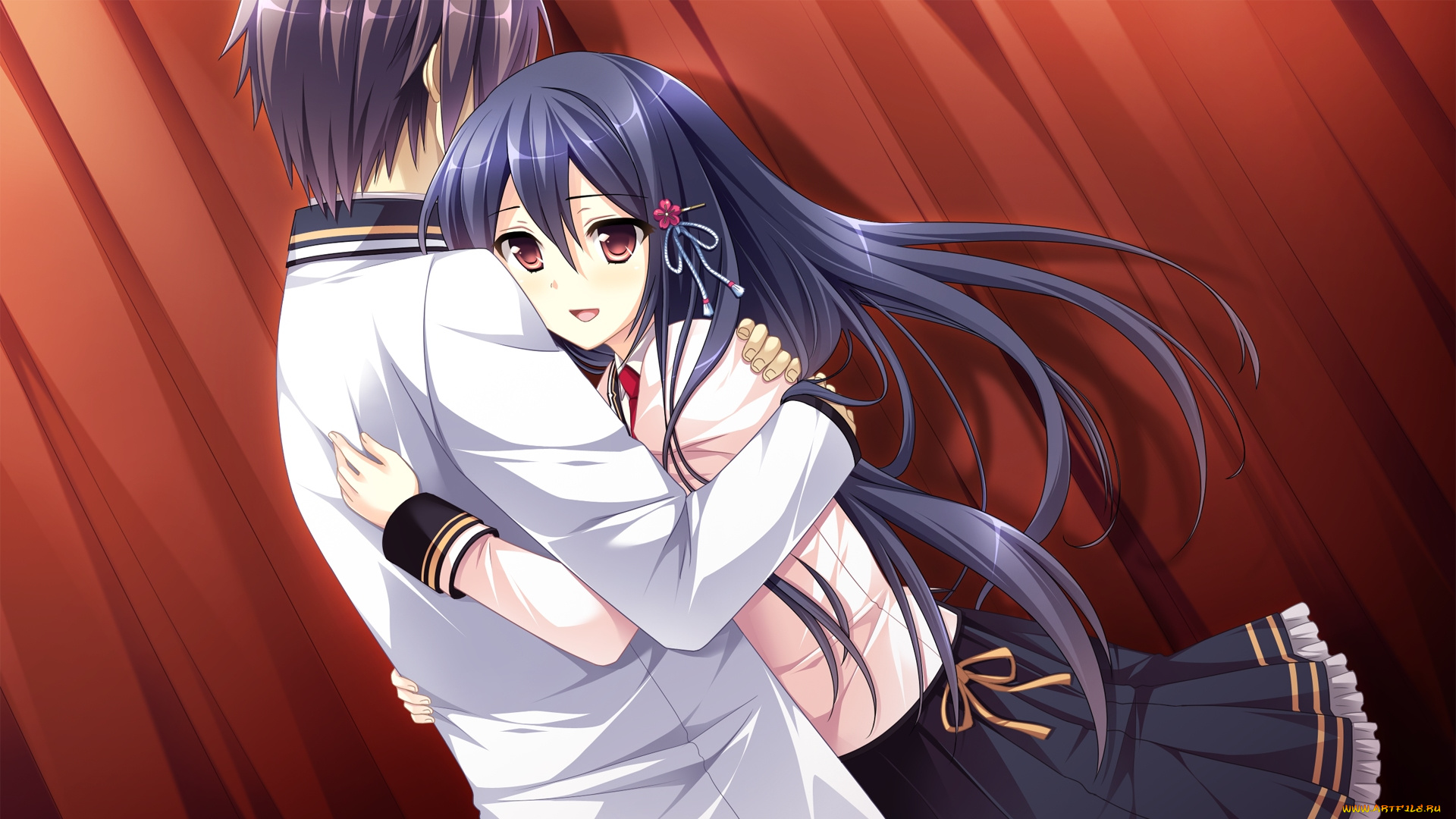 аниме, mote, sugite, shuraba, na, ore, фон, взгляд, девушка