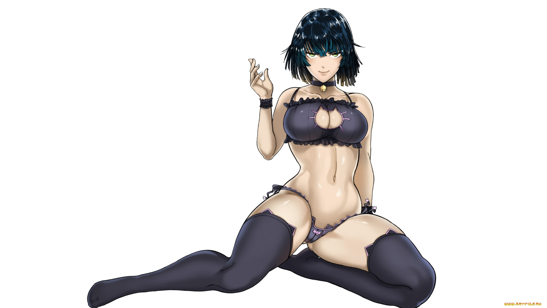 аниме, one, punch, man, девушка