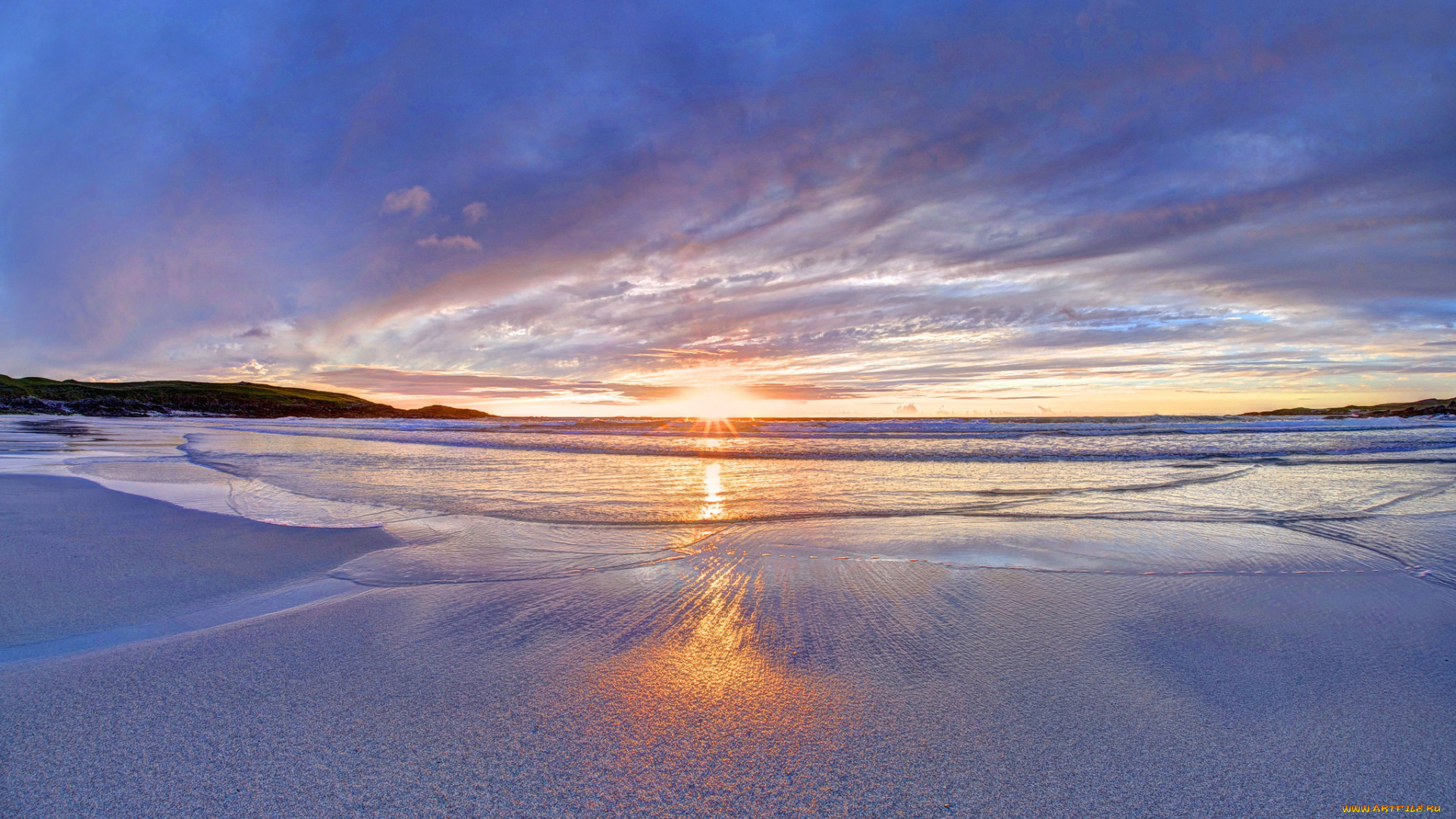 природа, побережье, пляж, камни