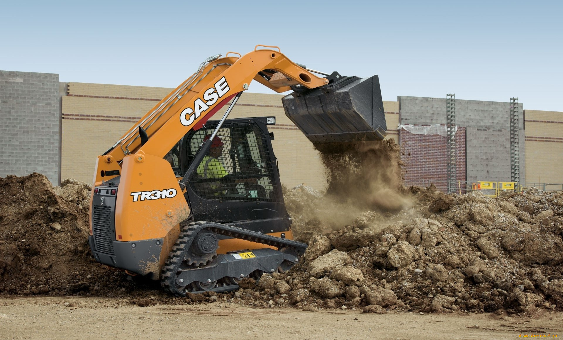 техника, фронтальные, погрузчики, case