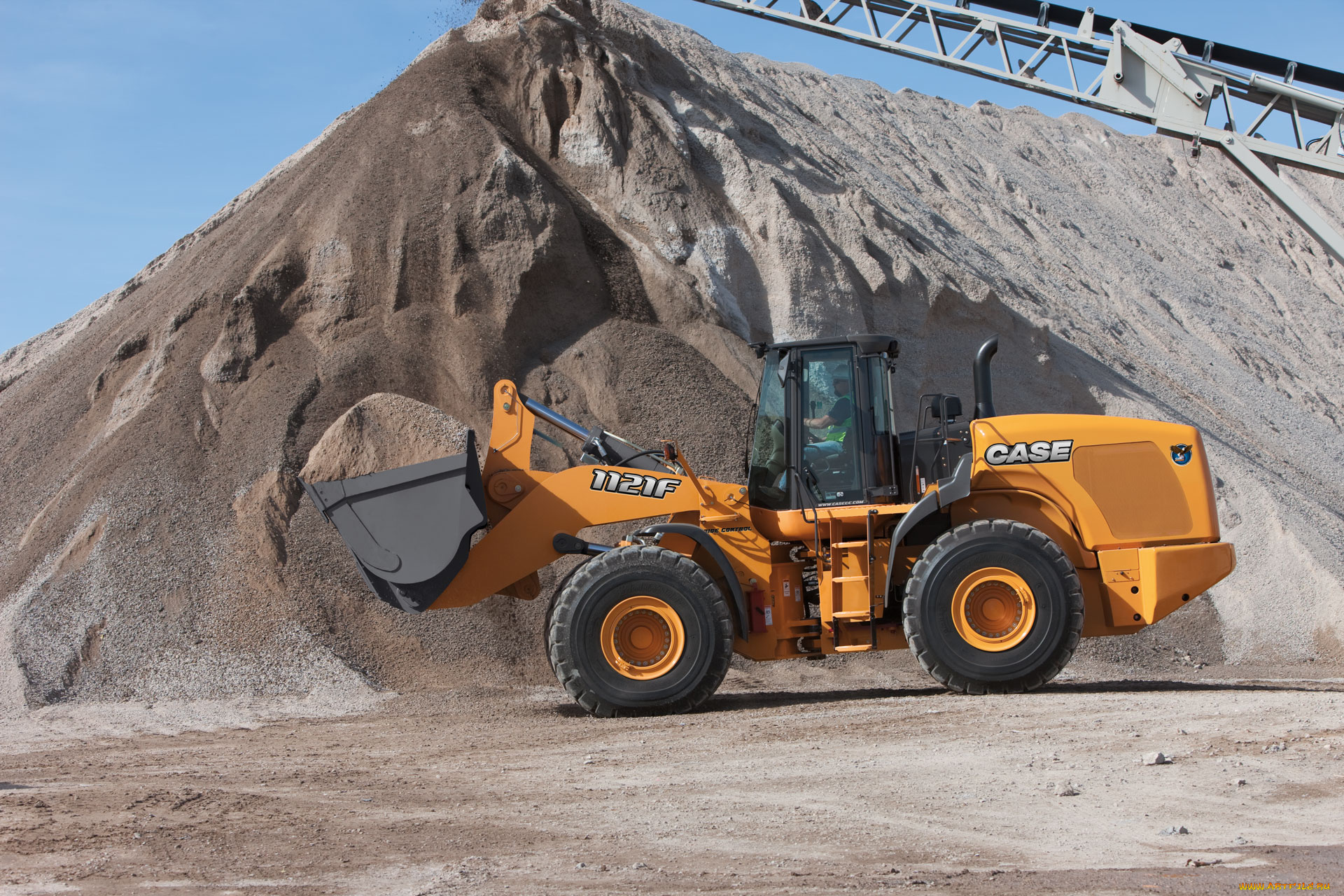 техника, фронтальные, погрузчики, case