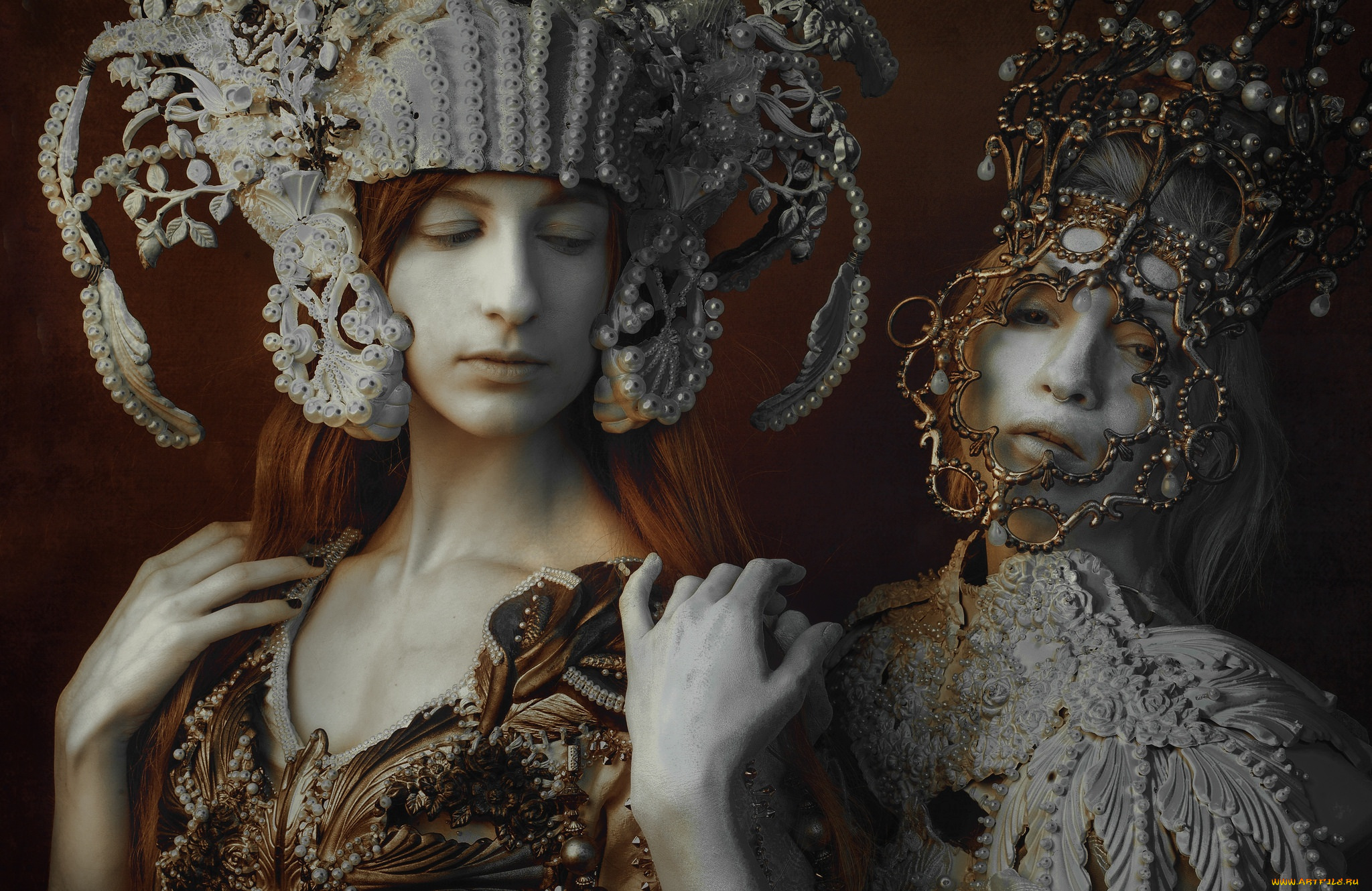 разное, маски, , карнавальные, костюмы, девушки, наряды, украшения