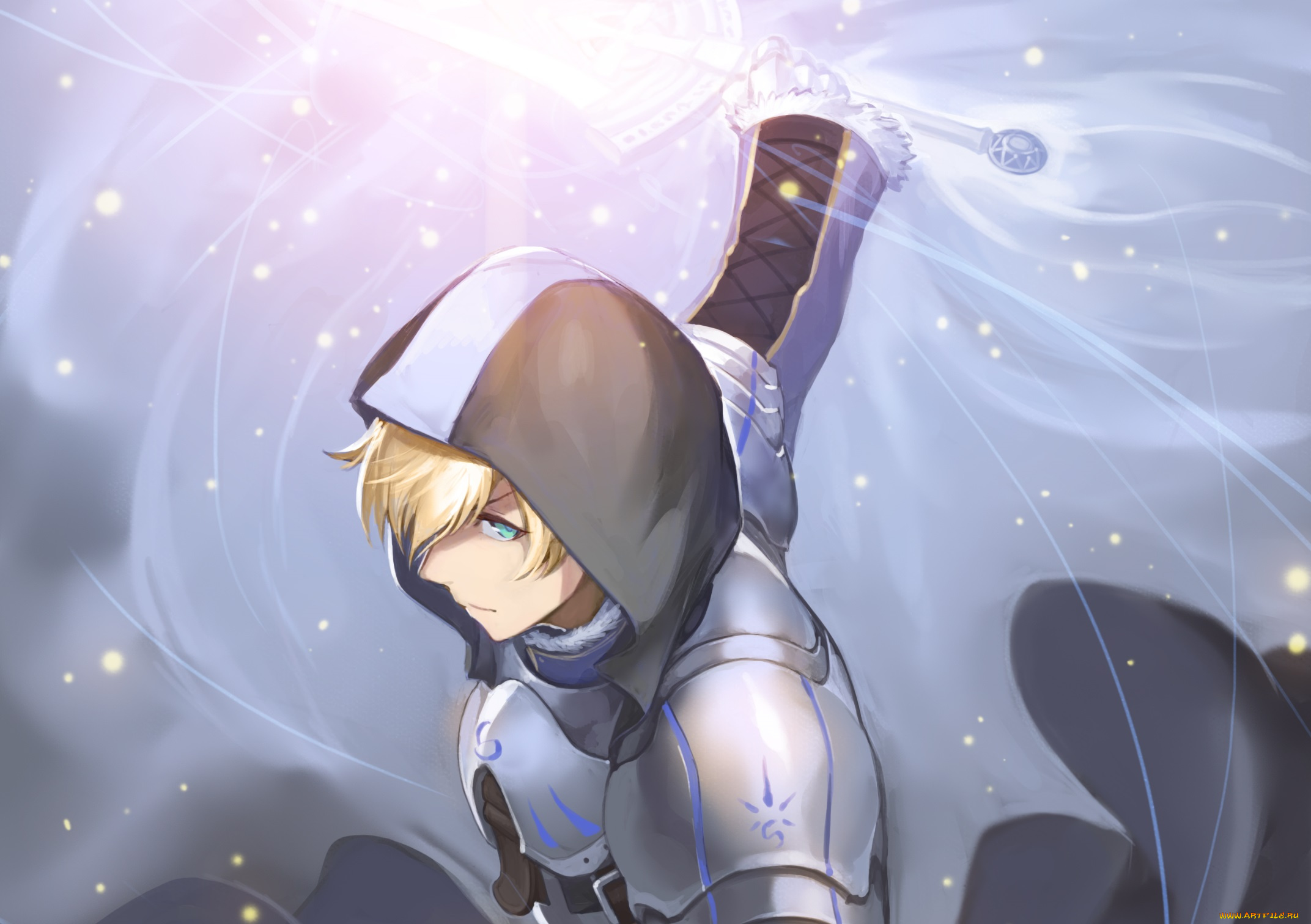 аниме, fate, stay, night, saber