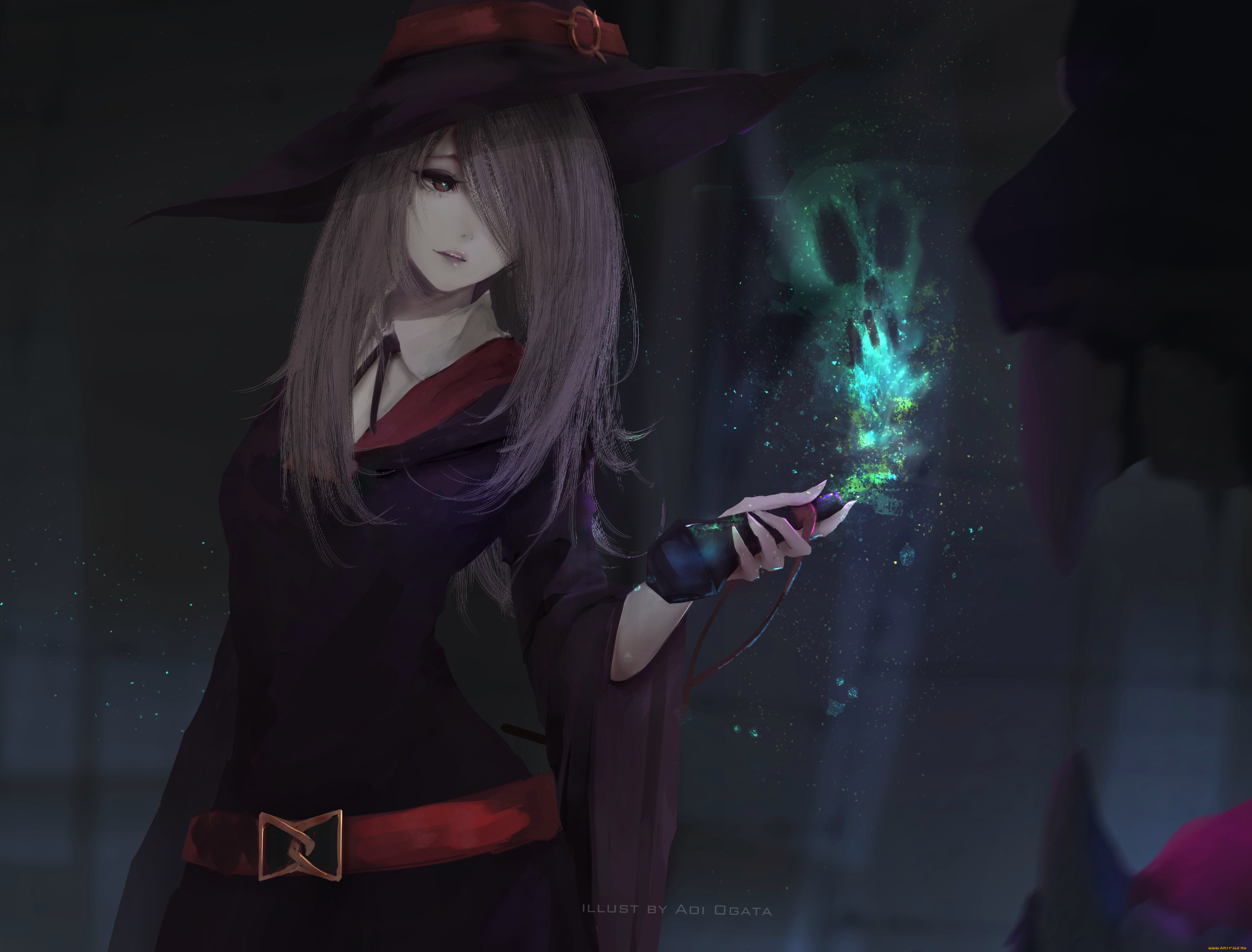 аниме, little, witch, academia, девушка, ведьма, магия, арт, aoi, ogata, форма, little, witch, academia, шляпа, sucy, manbavaran