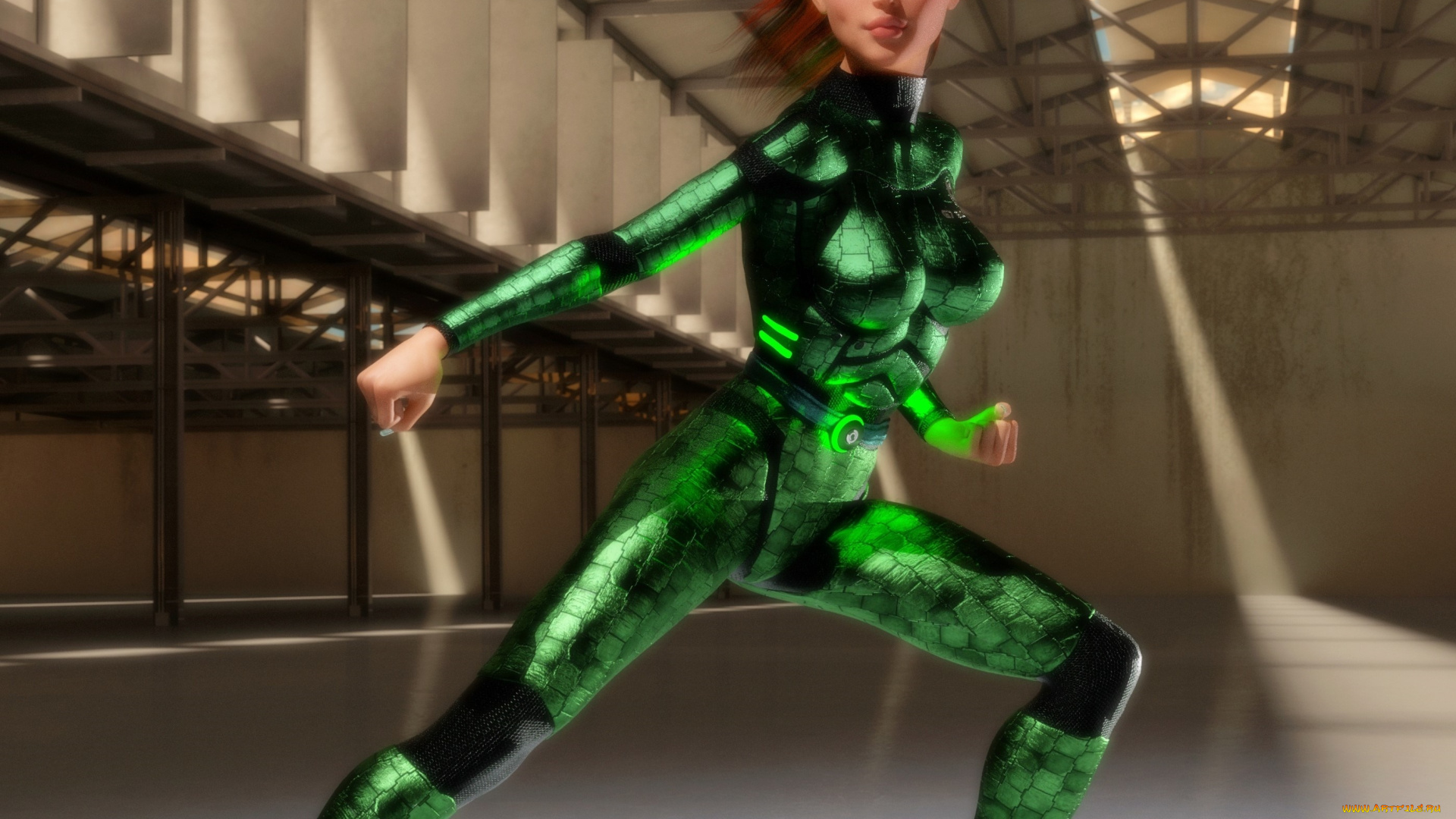 3д, графика, фантазия, , fantasy, фон, взгляд, девушка