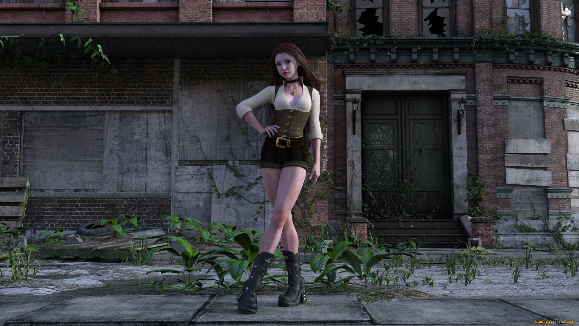 3д, графика, люди, , people, фон, взгляд, девушка