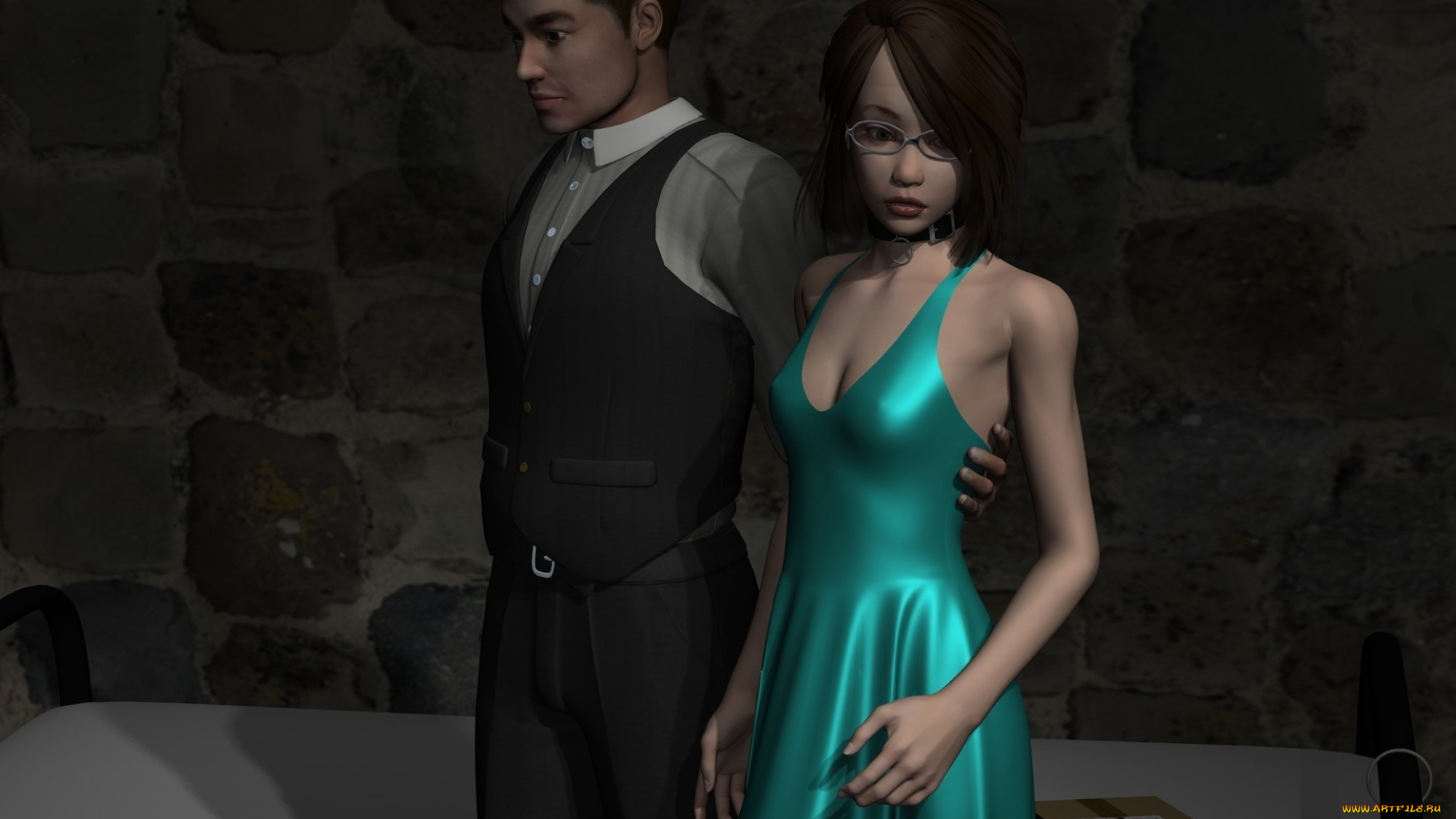 3д, графика, люди, , people, взгляд, девушка, фон