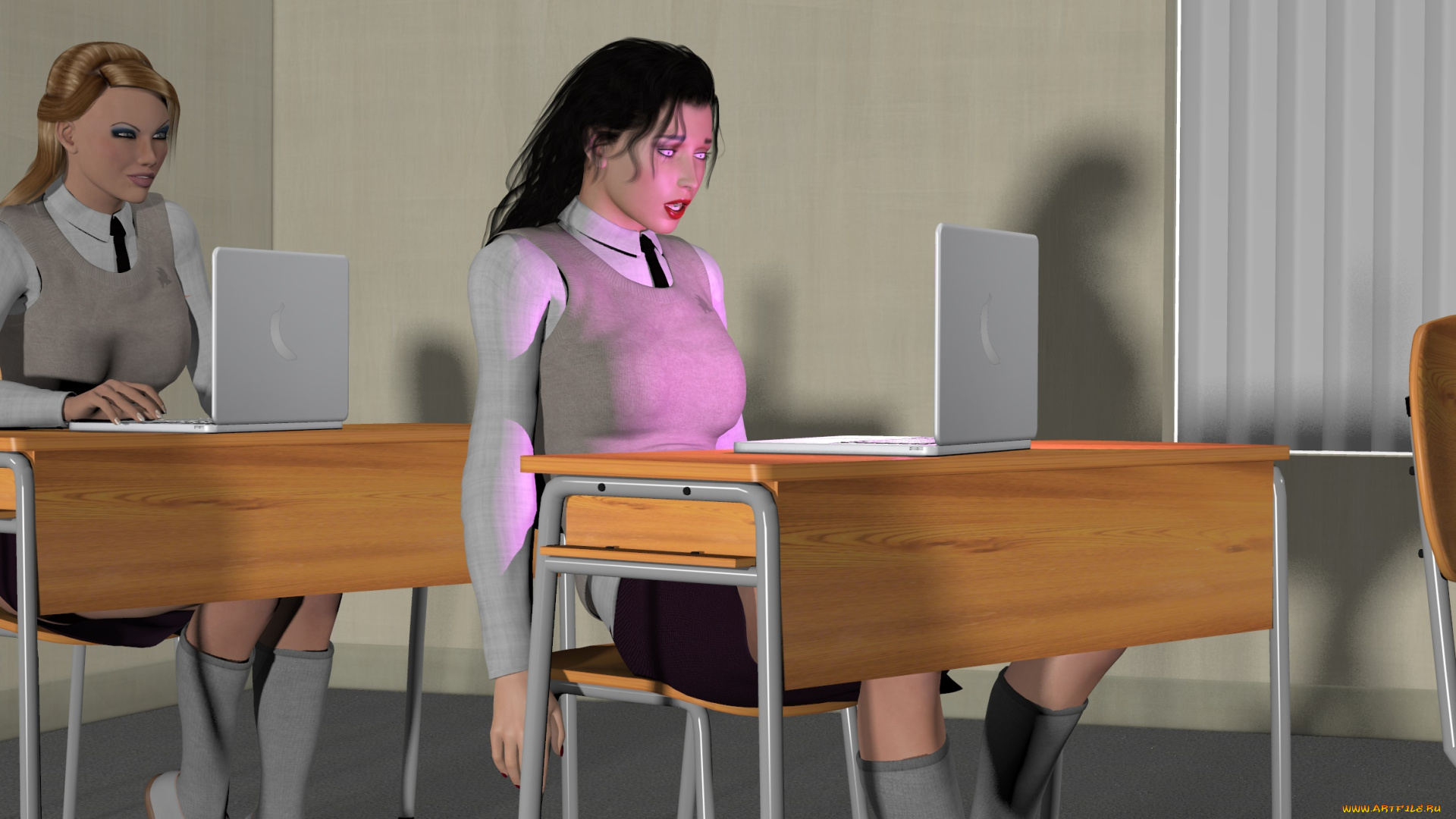 3д, графика, люди, , people, взгляд, девушка, фон