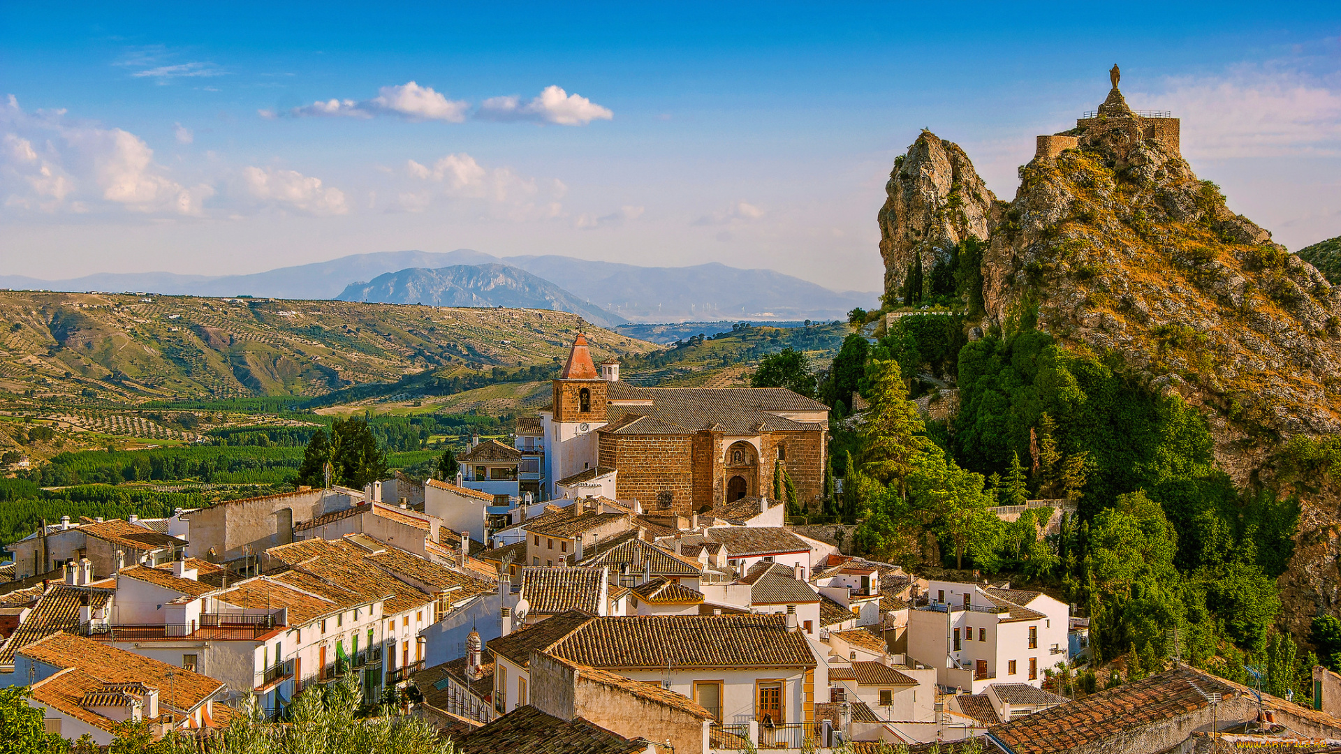 andalusia, , spain, города, -, панорамы, простор