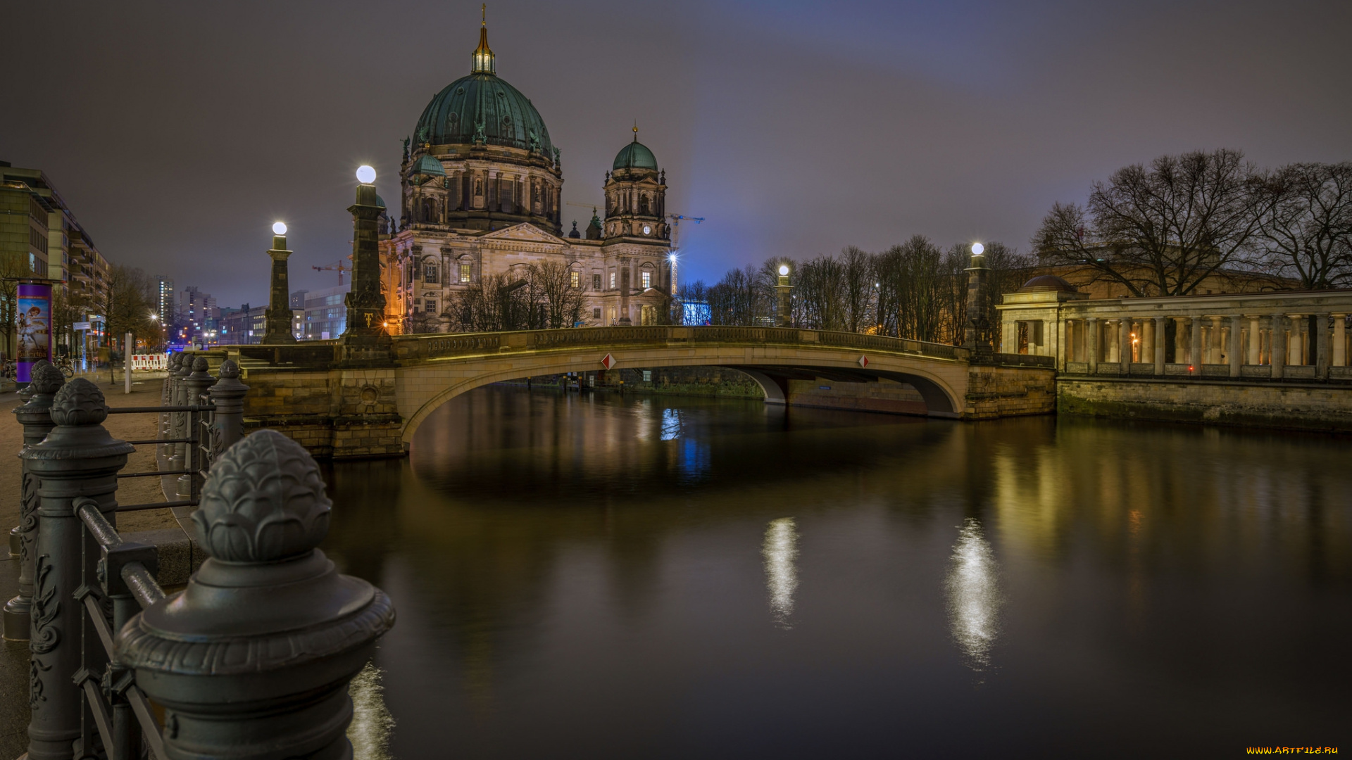 berliner, dom, города, берлин, , германия, простор