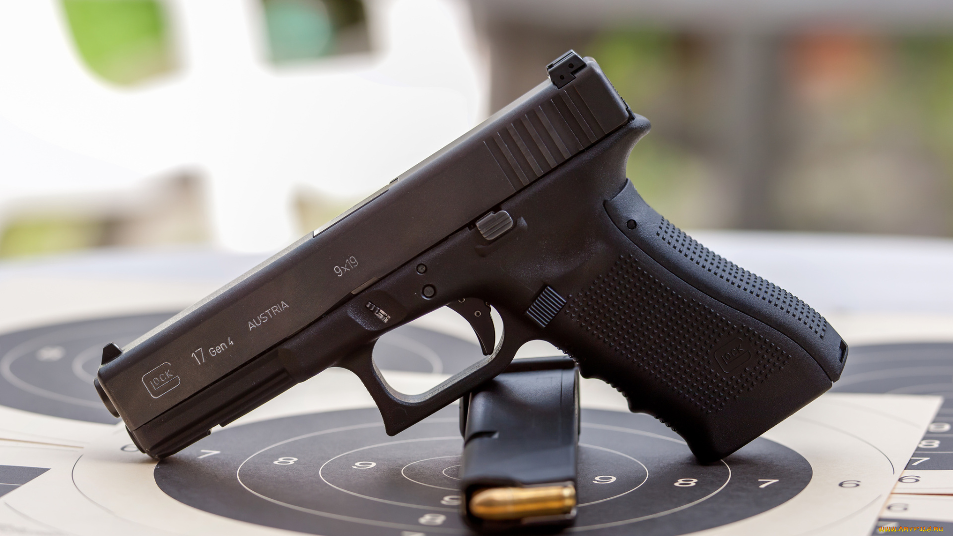 glock, 17, оружие, пистолеты, ствол