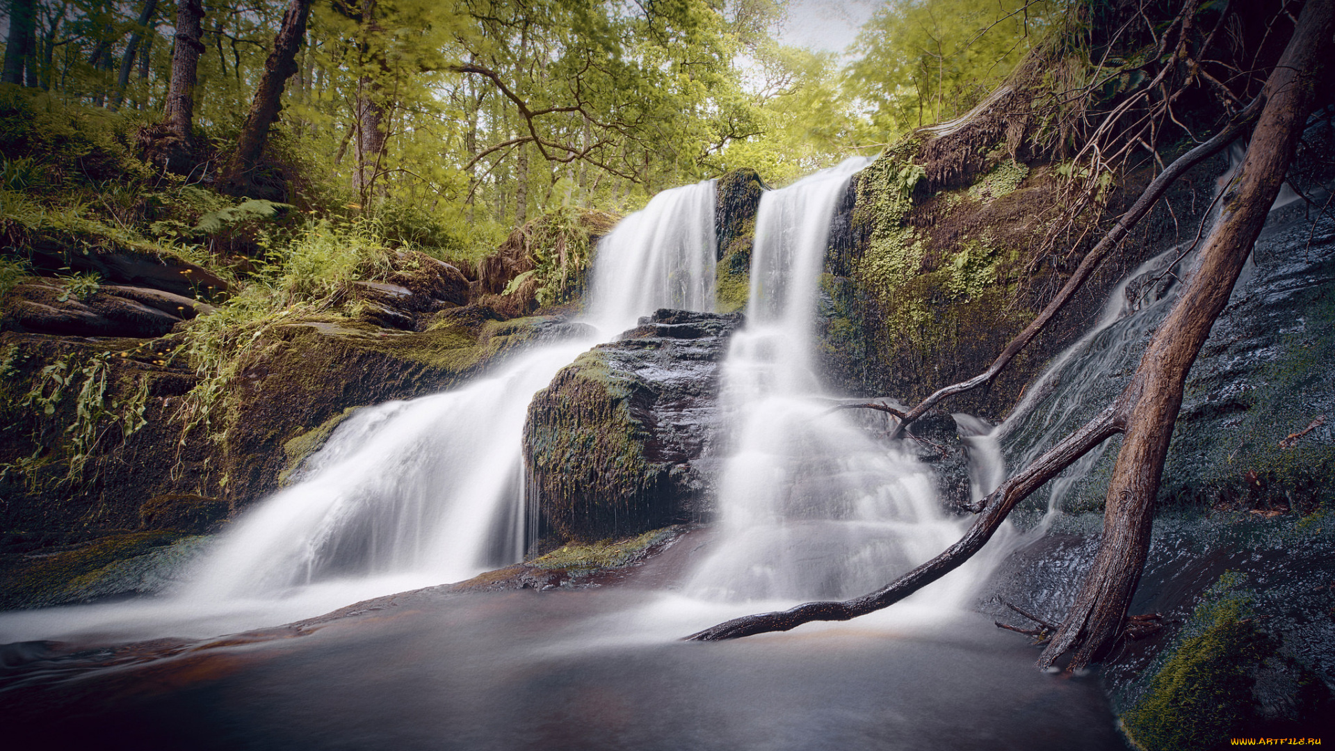 природа, водопады, простор