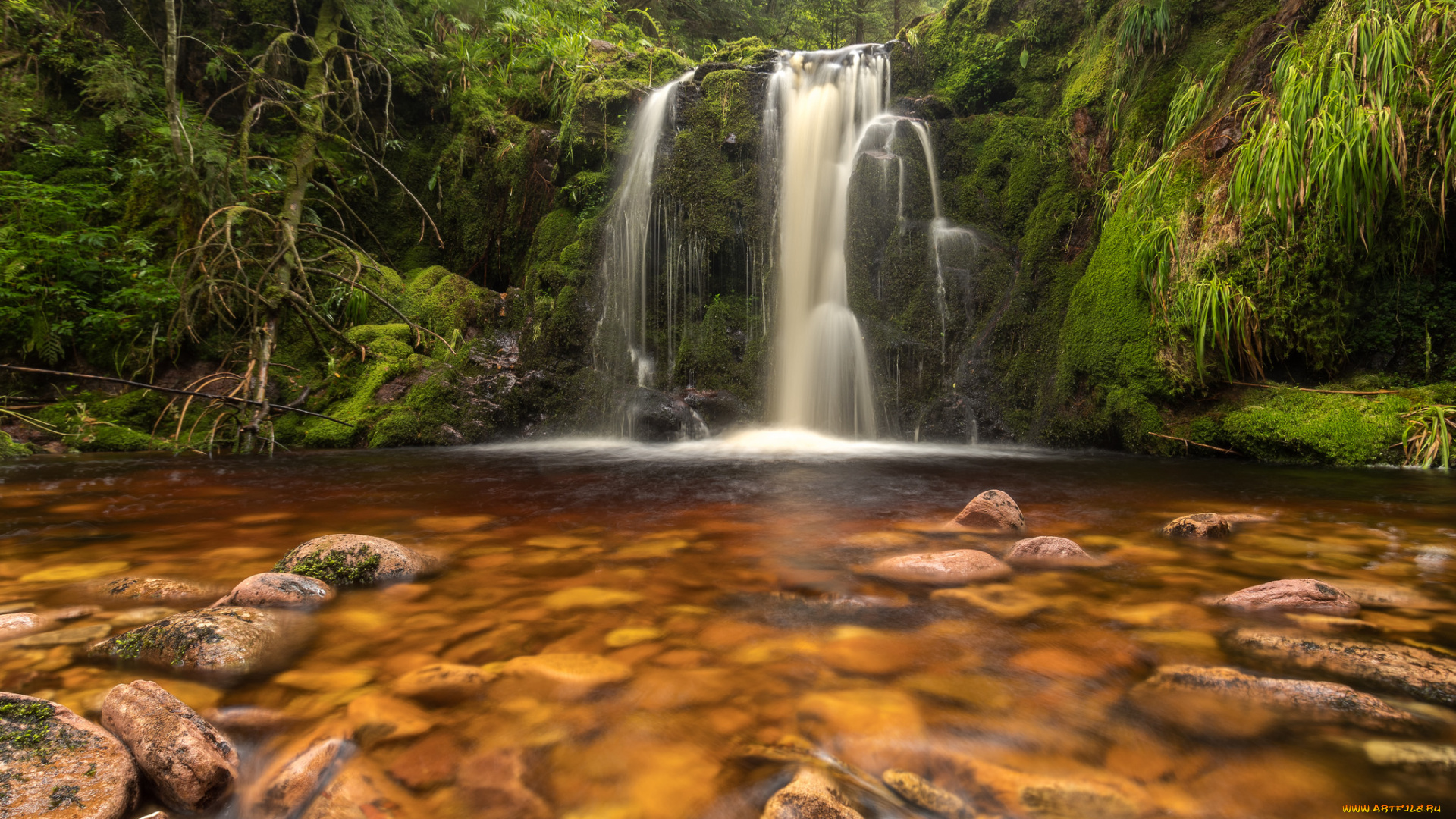 природа, водопады, простор
