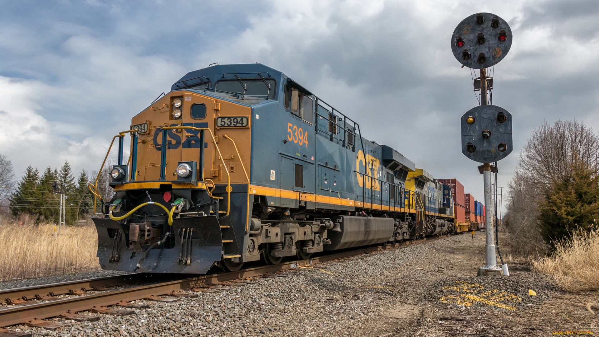 техника, поезда, локомотив, состав