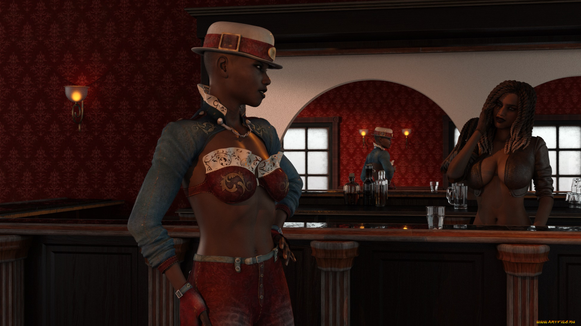 3д, графика, люди, , people, фон, взгляд, девушка