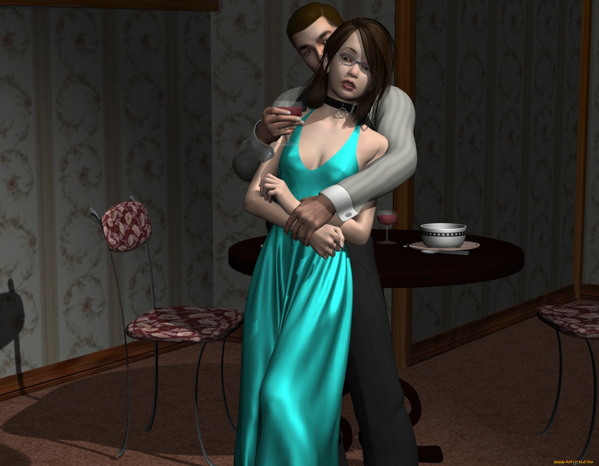 3д, графика, люди, , people, девушка, фон, взгляд