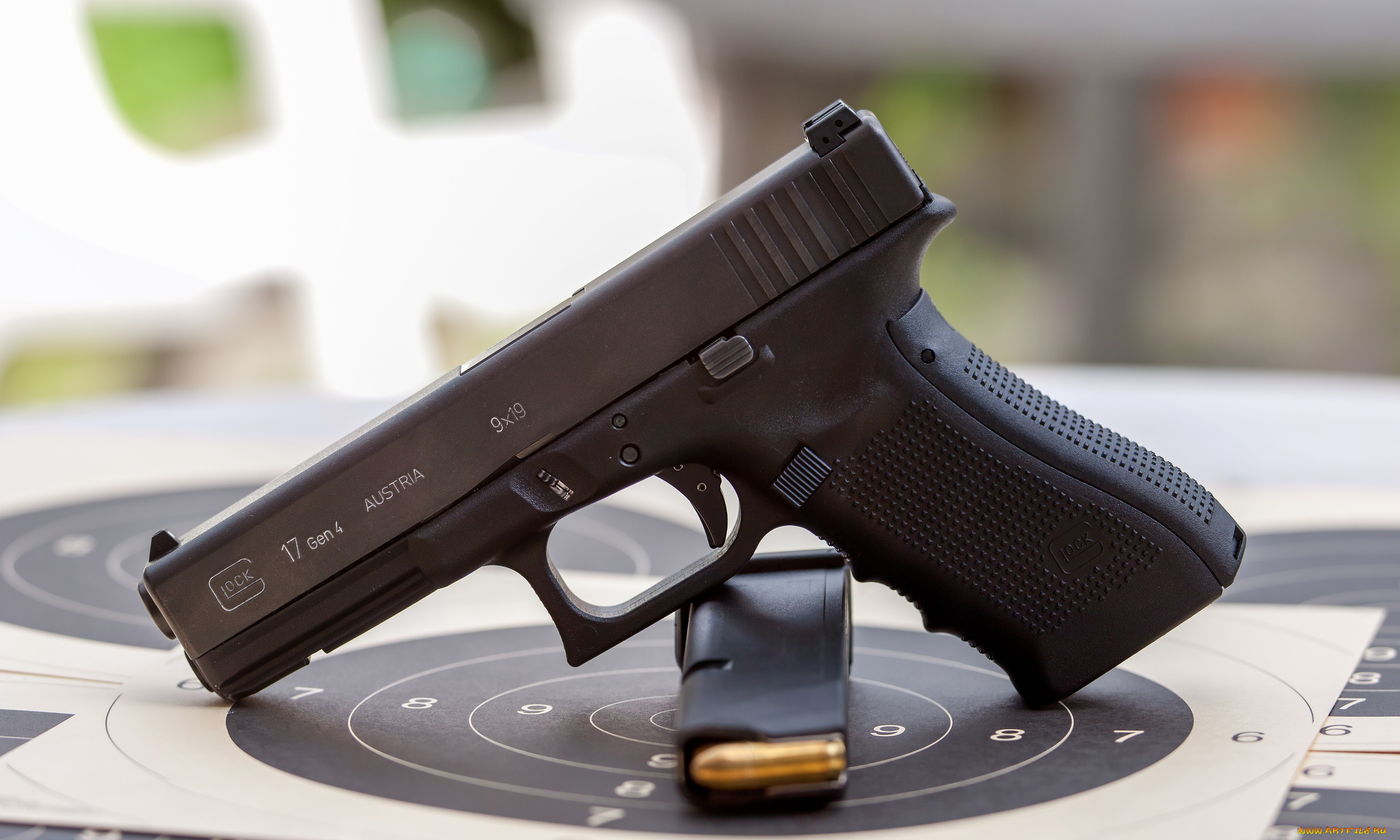 glock, 17, оружие, пистолеты, ствол