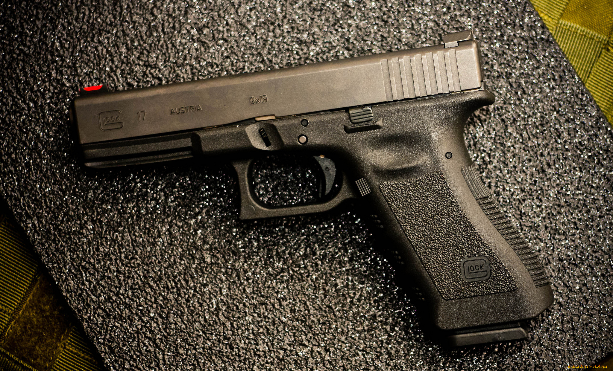glock, 17, оружие, пистолеты, ствол